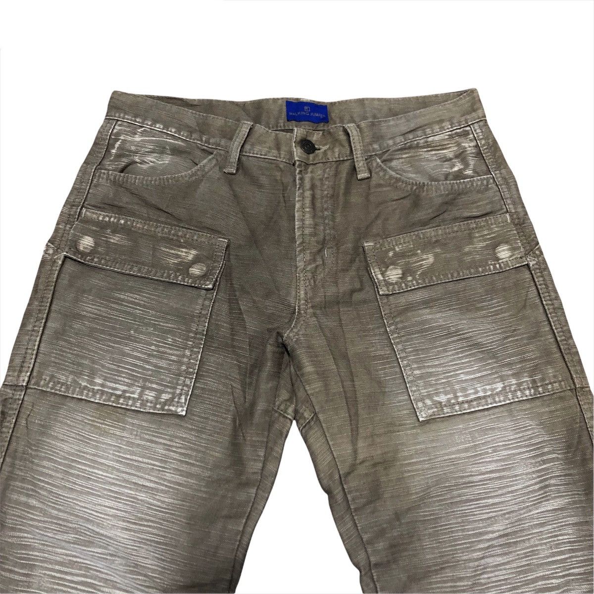 Designer Japanese Brand Multiple Pockets Duck Canvas Bush Pants Size US 31 - 3 Thumbnail
