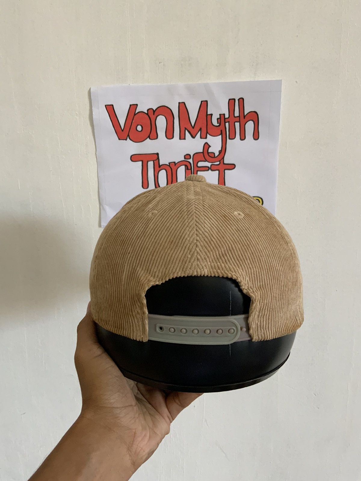 Von Dutch Von Dutch x Flying Eyeball Distressed Corduroi Trucker Hat Size ONE SIZE - 4 Thumbnail