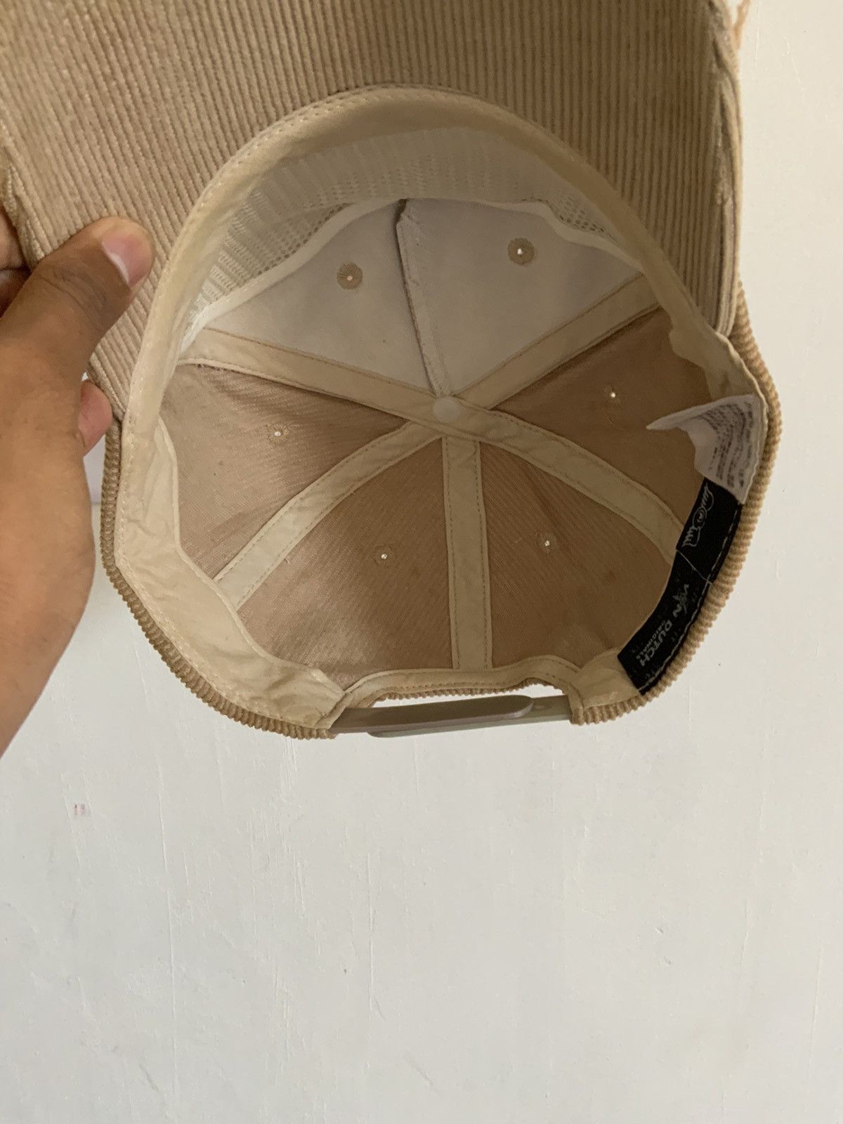Von Dutch Von Dutch x Flying Eyeball Distressed Corduroi Trucker Hat Size ONE SIZE - 11 Thumbnail