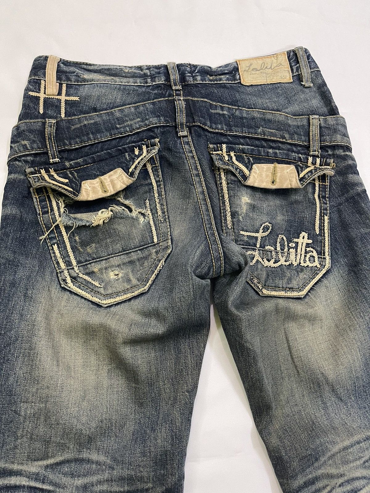 Japanese Brand VINTAGE LOLITA JEANS RARE DESIGN Size US 33 - 11 Thumbnail