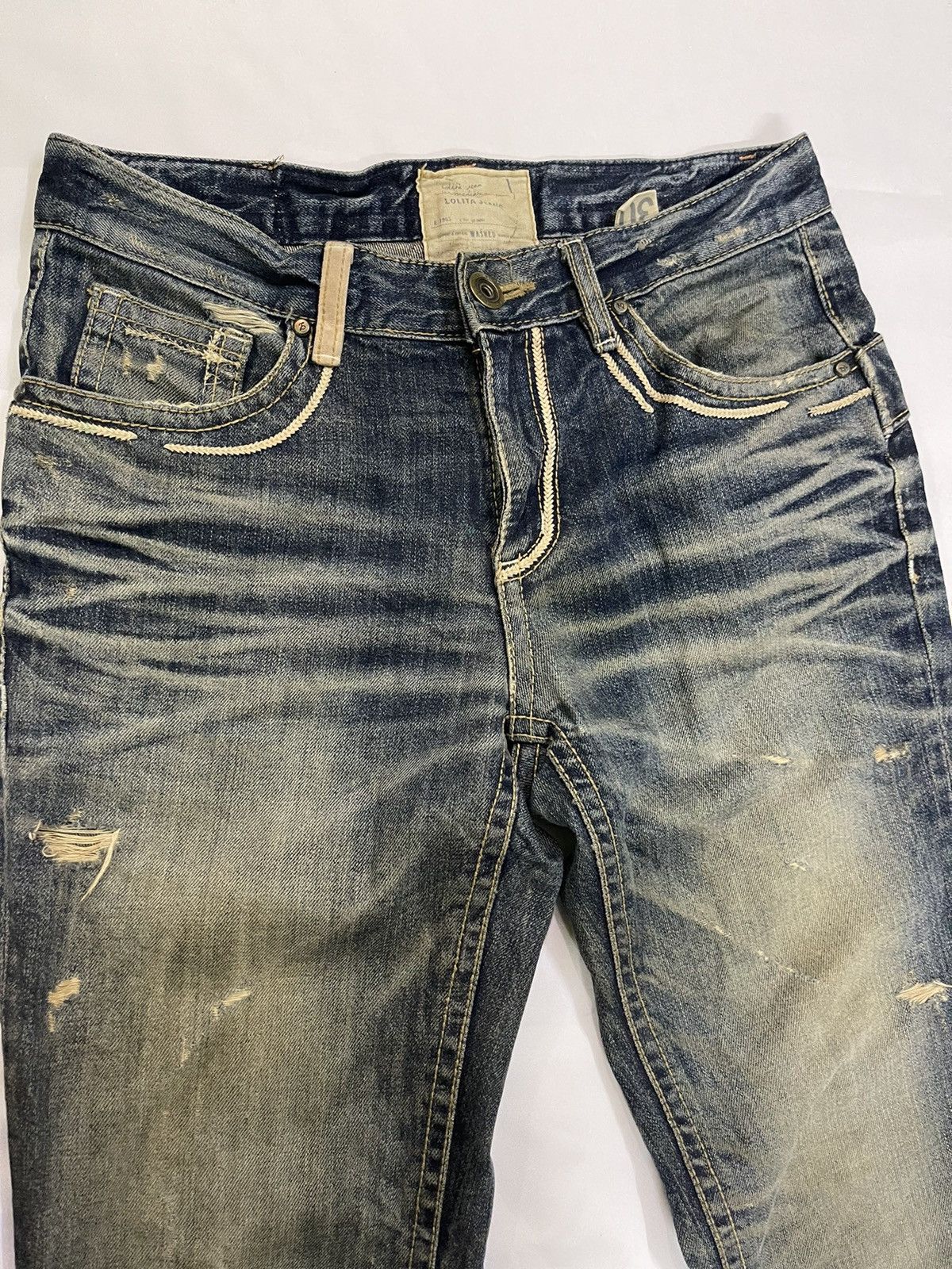 Japanese Brand VINTAGE LOLITA JEANS RARE DESIGN Size US 33 - 4 Thumbnail