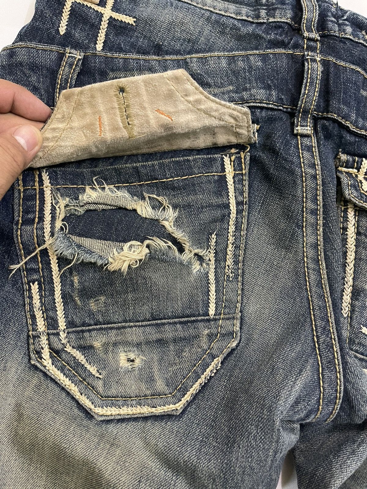 Japanese Brand VINTAGE LOLITA JEANS RARE DESIGN Size US 33 - 8 Thumbnail