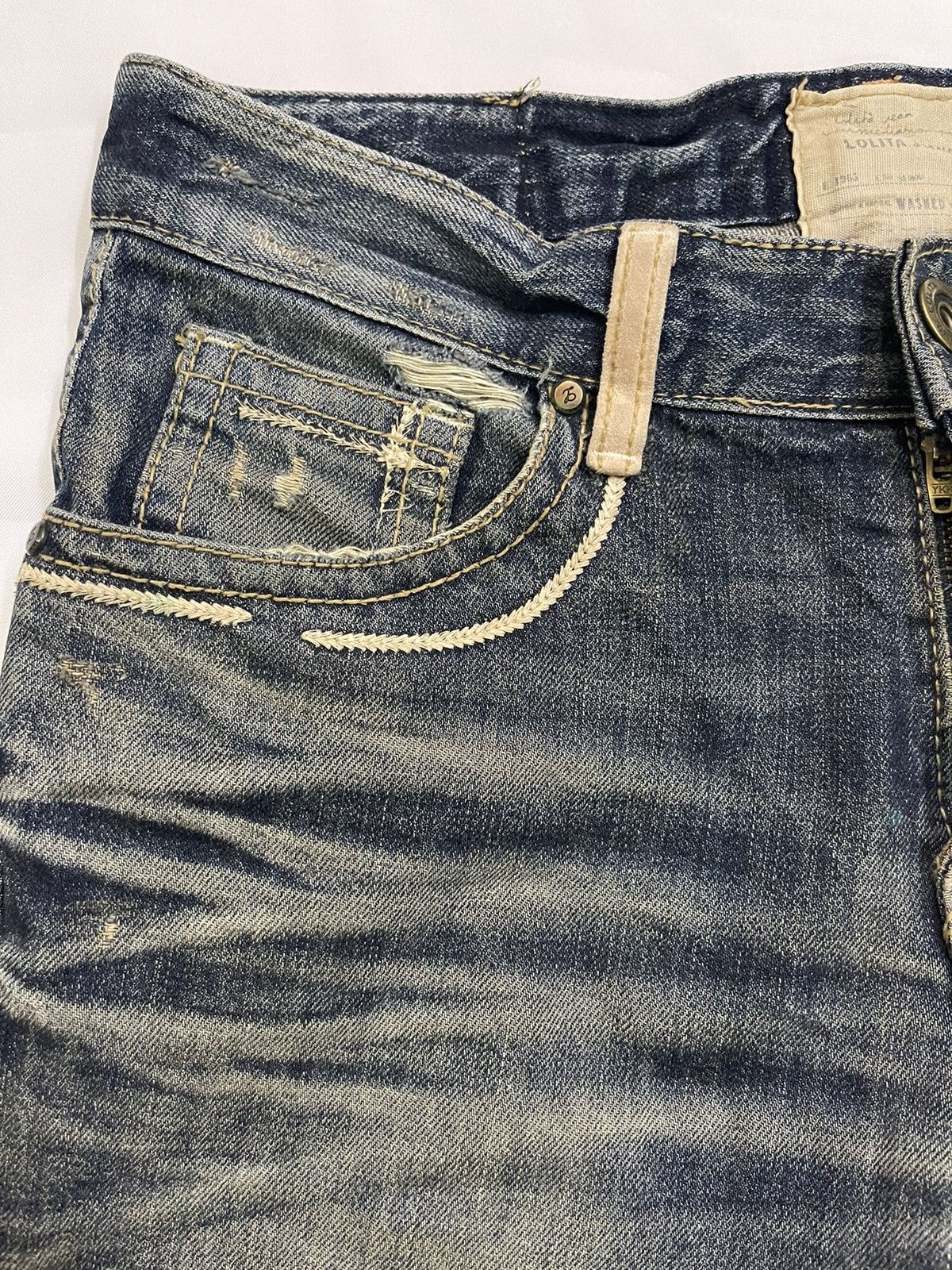 Japanese Brand VINTAGE LOLITA JEANS RARE DESIGN Size US 33 - 6 Thumbnail