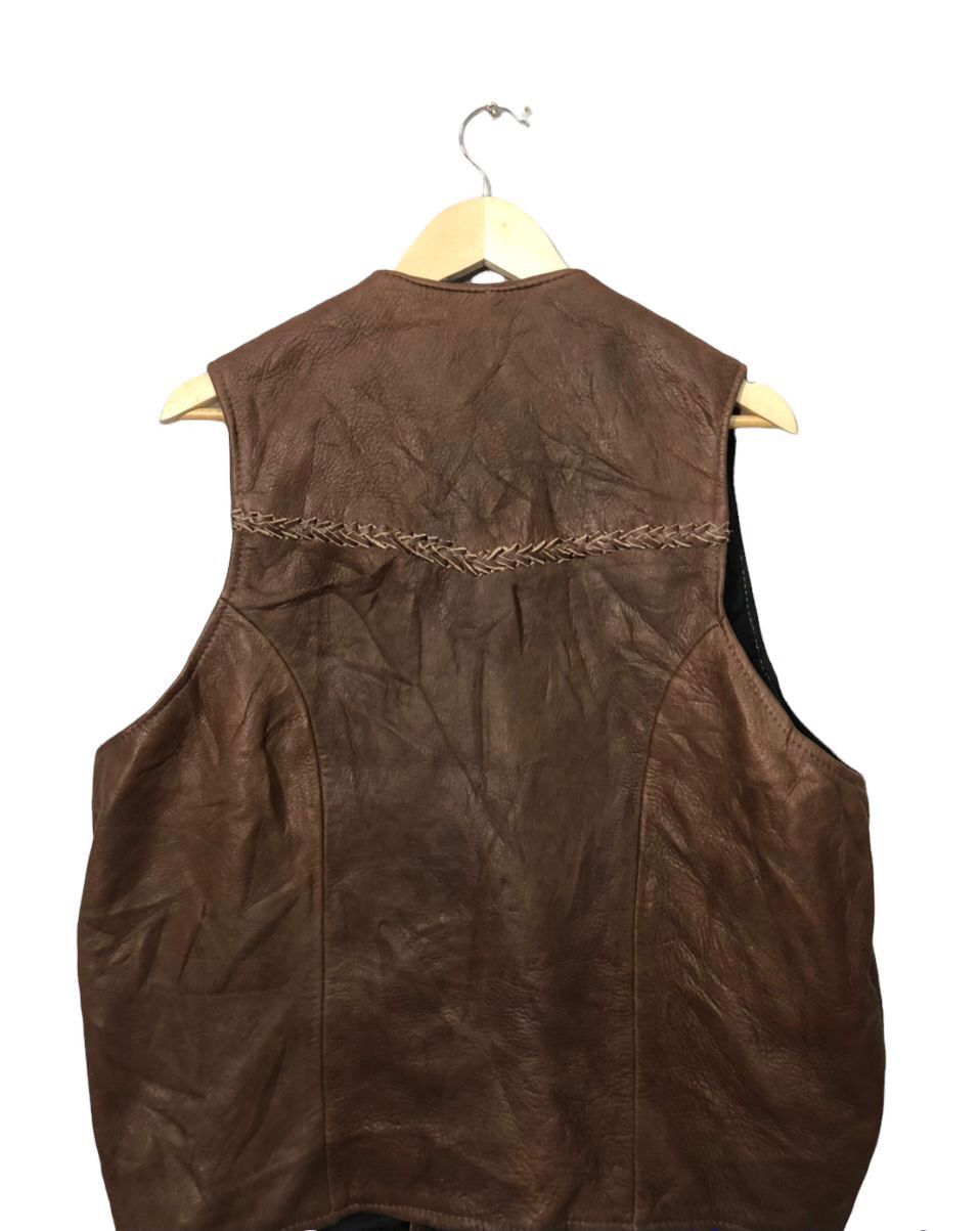 Japanese Brand Vintage BL Button Ups Leather Vest Size US L / EU 52-54 / 3 - 5 Thumbnail