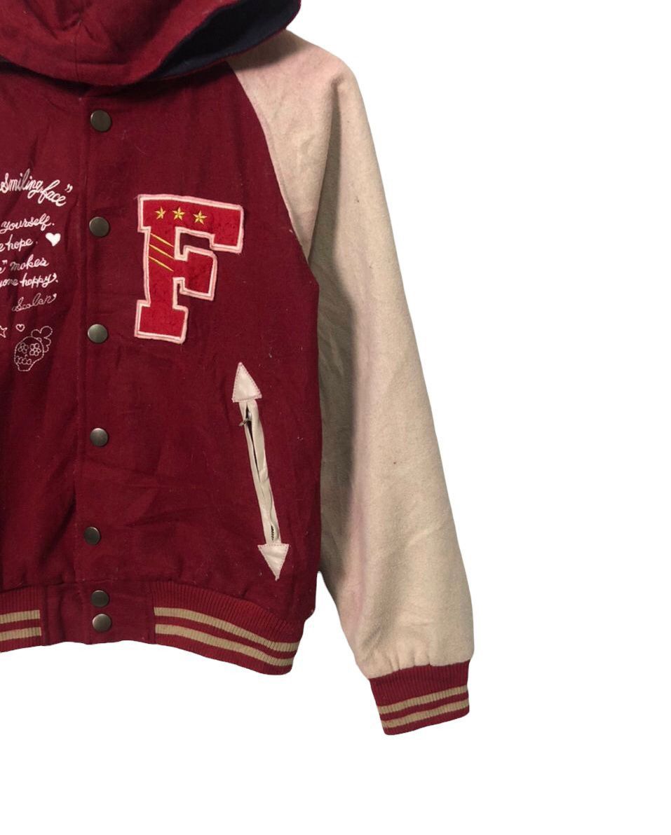 Japanese Brand Vintage Scolar Embroidery Button Ups Hoodie Varsity Jacket Size US S / EU 44-46 / 1 - 2 Thumbnail