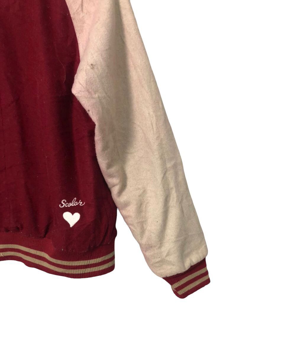 Japanese Brand Vintage Scolar Embroidery Button Ups Hoodie Varsity Jacket Size US S / EU 44-46 / 1 - 9 Thumbnail
