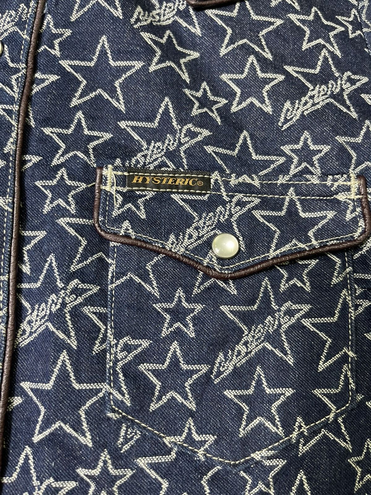 Hysteric Glamour Vintage hysteric fullprint jeans jacket Size US S / EU 44-46 / 1 - 4 Thumbnail