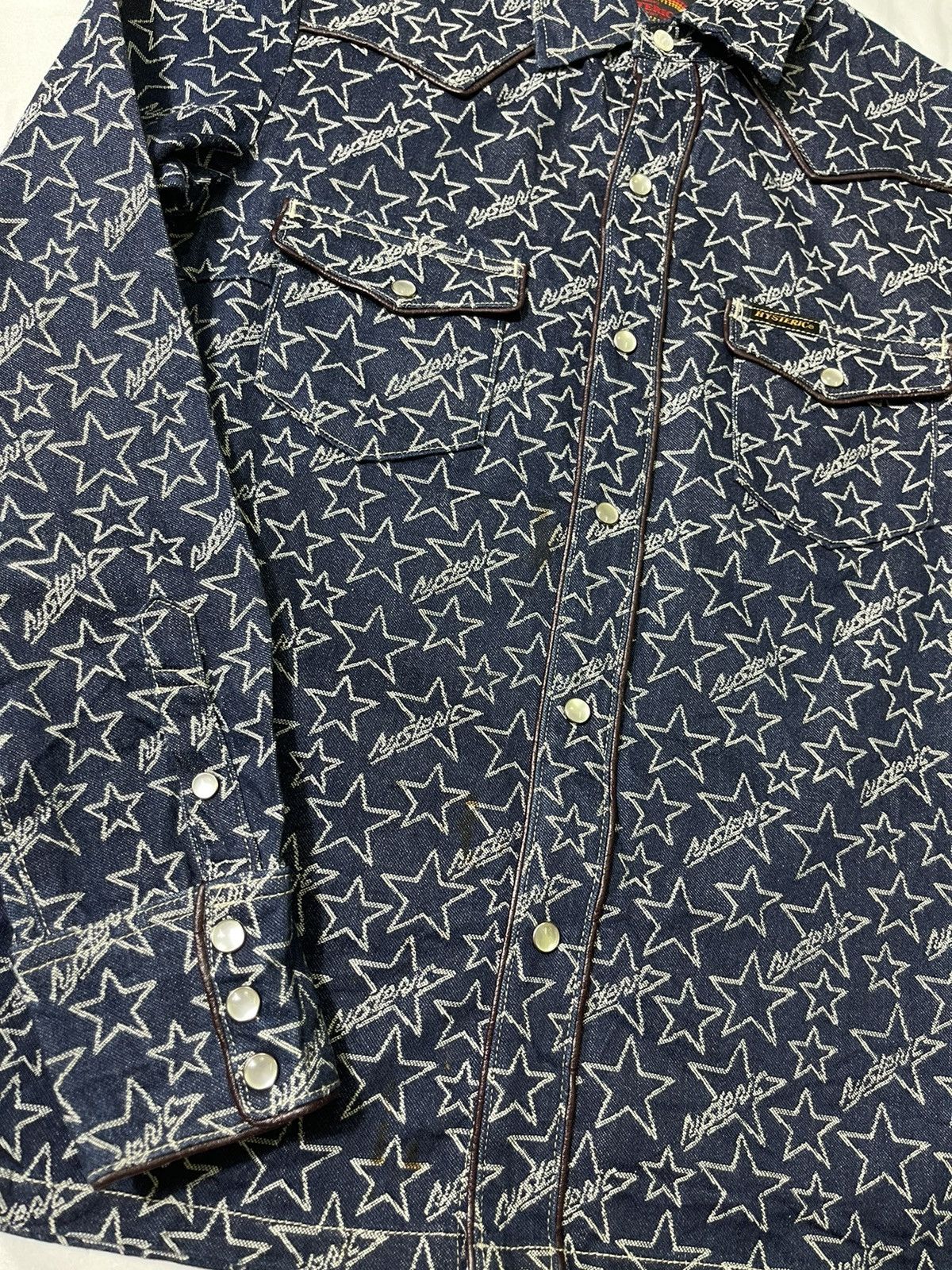 Hysteric Glamour Vintage hysteric fullprint jeans jacket Size US S / EU 44-46 / 1 - 3 Thumbnail