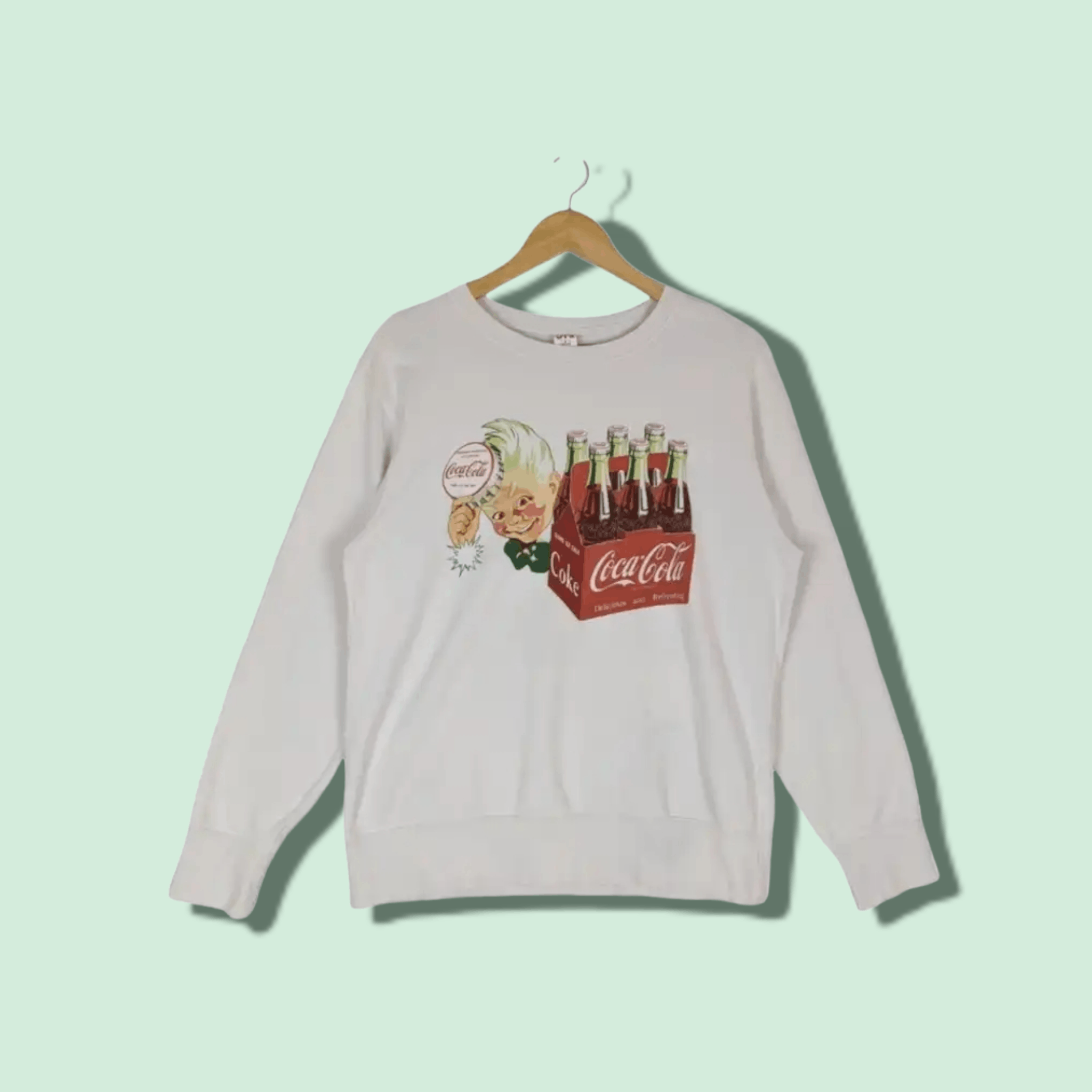Coca Cola × Japanese Brand × Uniqlo 2014 UNIQLO x COCA COLA Jumper Sweatshirt Size M / US 6-8 / IT 42-44 - 1 Thumbnail