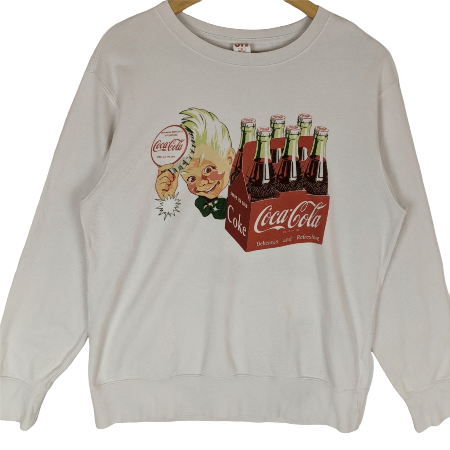 Coca Cola × Japanese Brand × Uniqlo 2014 UNIQLO x COCA COLA Jumper Sweatshirt Size M / US 6-8 / IT 42-44 - 2 Thumbnail