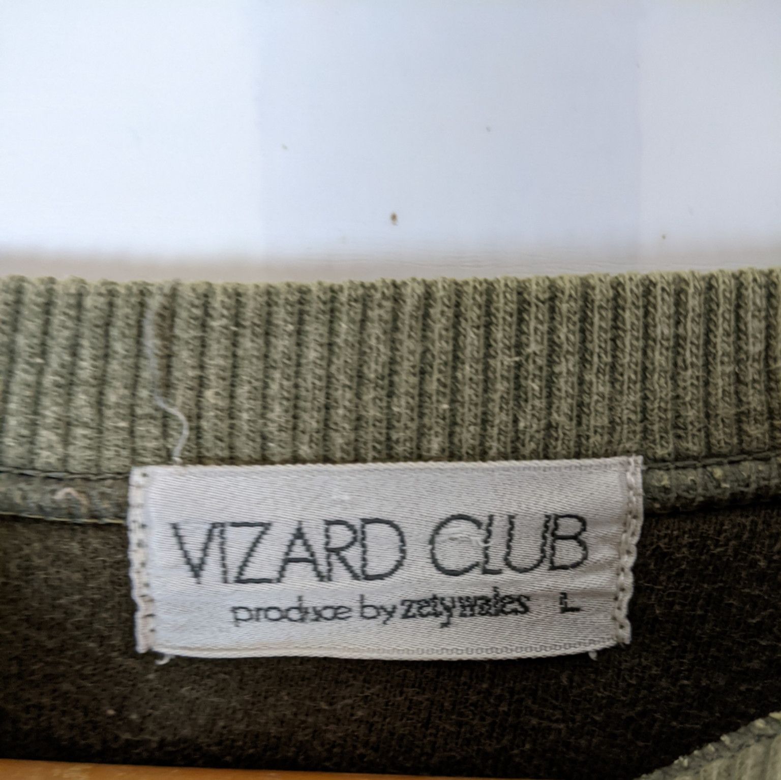 Japanese Brand × Vintage Japan 90's Vintage VIZARD CLUB Retro Jumper Sweatshirt Size US L / EU 52-54 / 3 - 7 Thumbnail