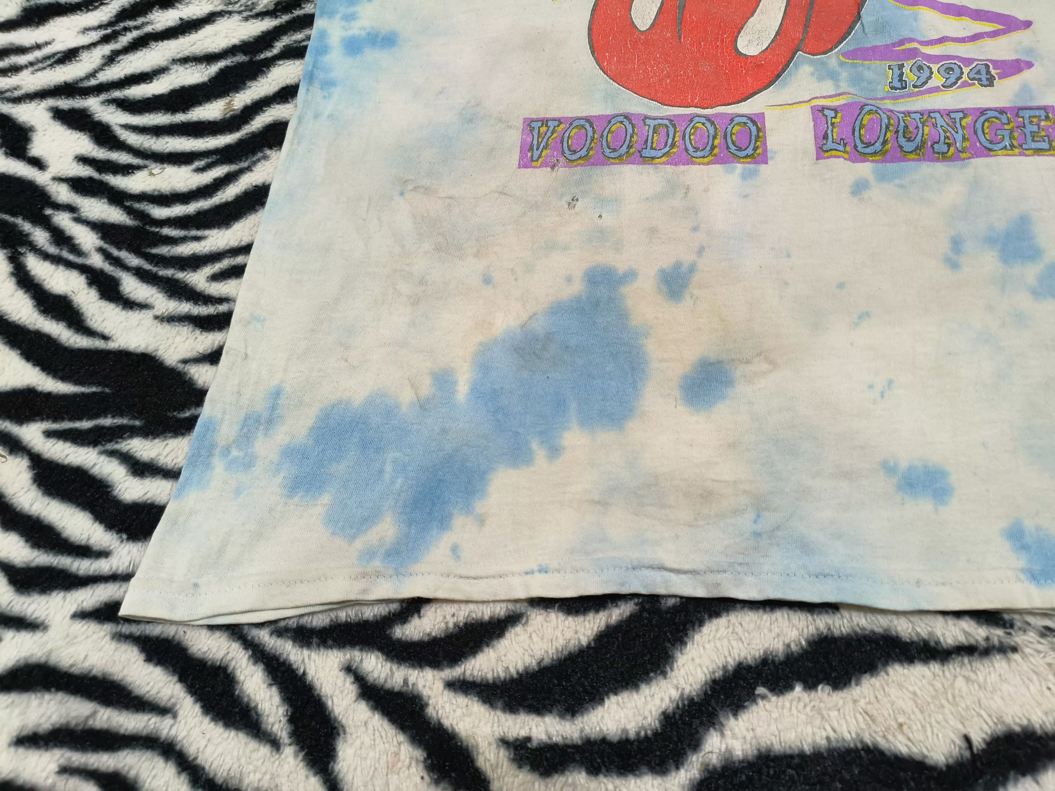 Band Tees × The Rolling Stones Distressed The Rolling Stones 1994 VOODOO LOUNGE Size US XL / EU 56 / 4 - 10 Thumbnail