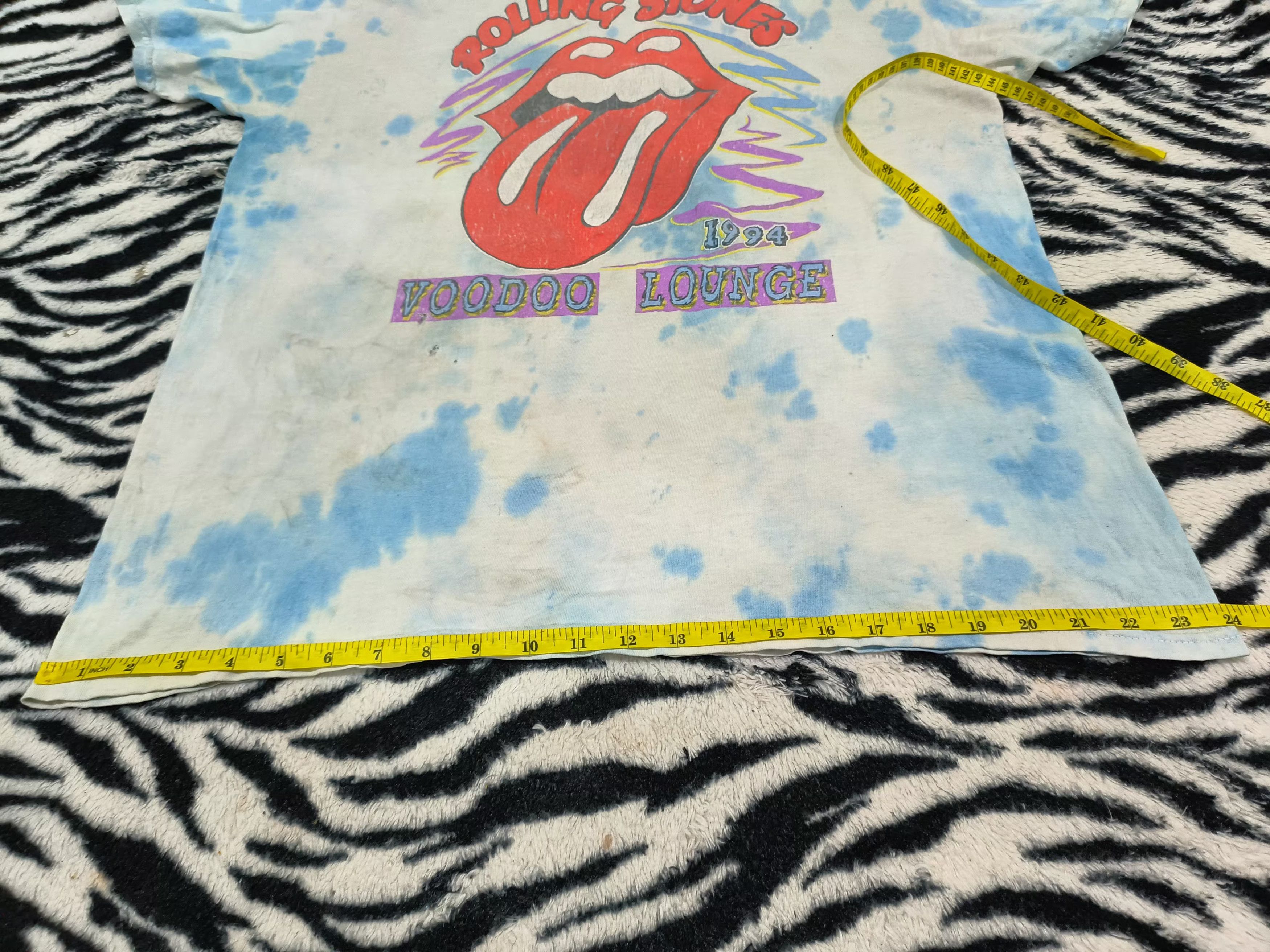 Band Tees × The Rolling Stones Distressed The Rolling Stones 1994 VOODOO LOUNGE Size US XL / EU 56 / 4 - 7 Thumbnail