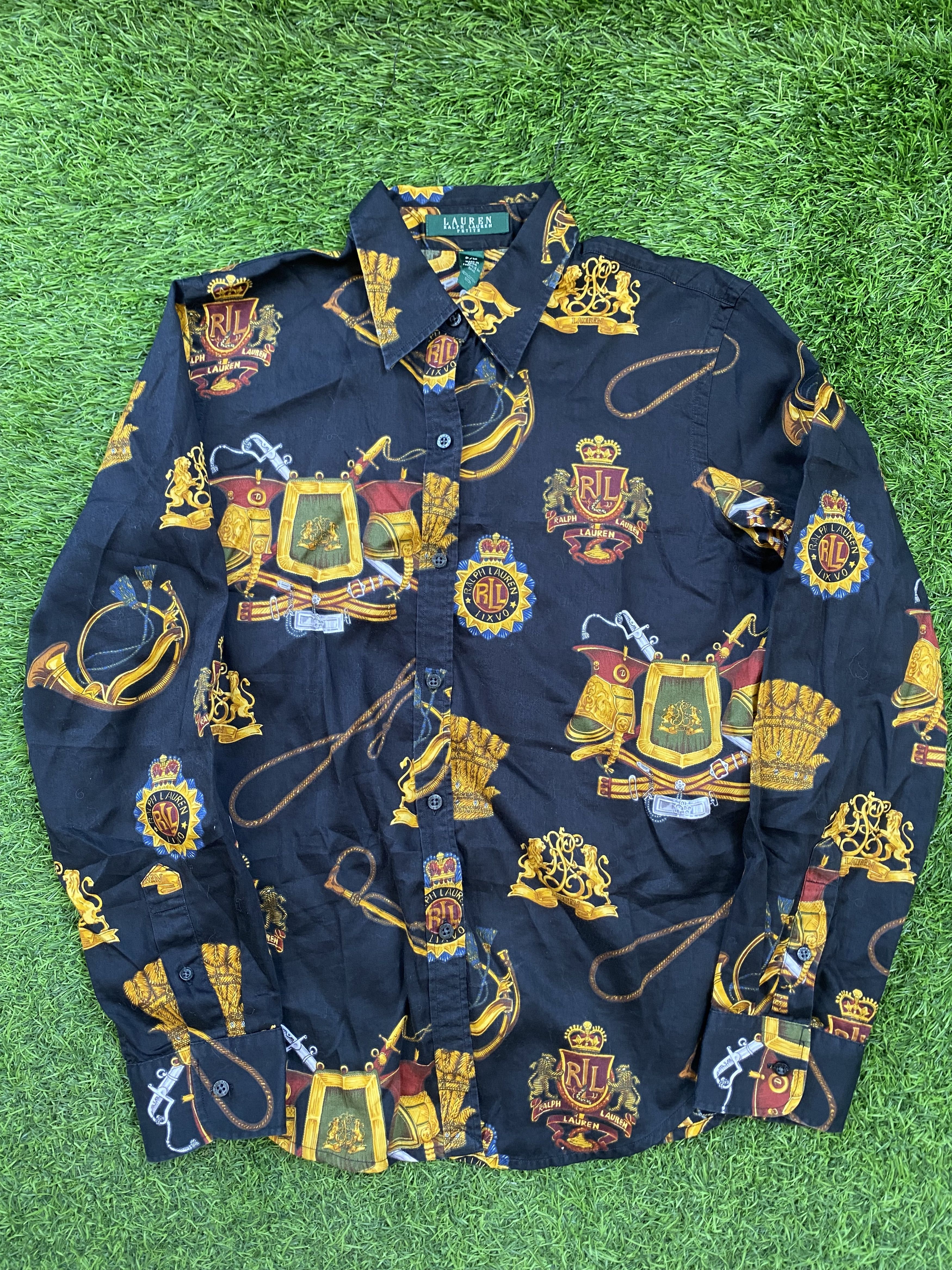 Vintage Polo Ralph Lauren Petite Full Print