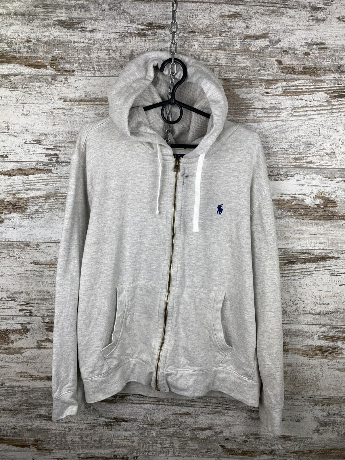 Polo Ralph Lauren Mens Vintage Polo Ralph Lauren Zip Hoodie y2k streetwear Size US L / EU 52-54 / 3 - 3 Thumbnail