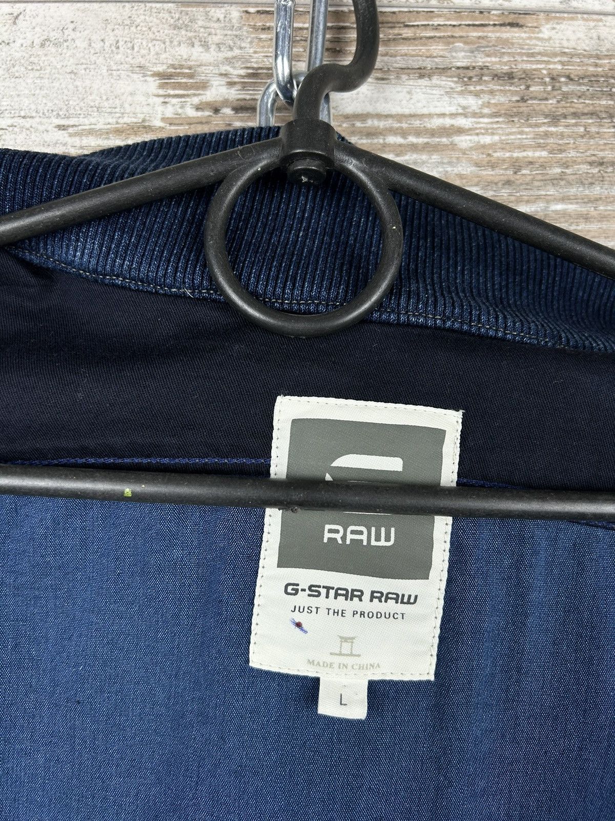G-Star × Vintage Mens G Star Raw Denim Jacket overshot streetwear y2k Size US L / EU 52-54 / 3 - 9 Thumbnail