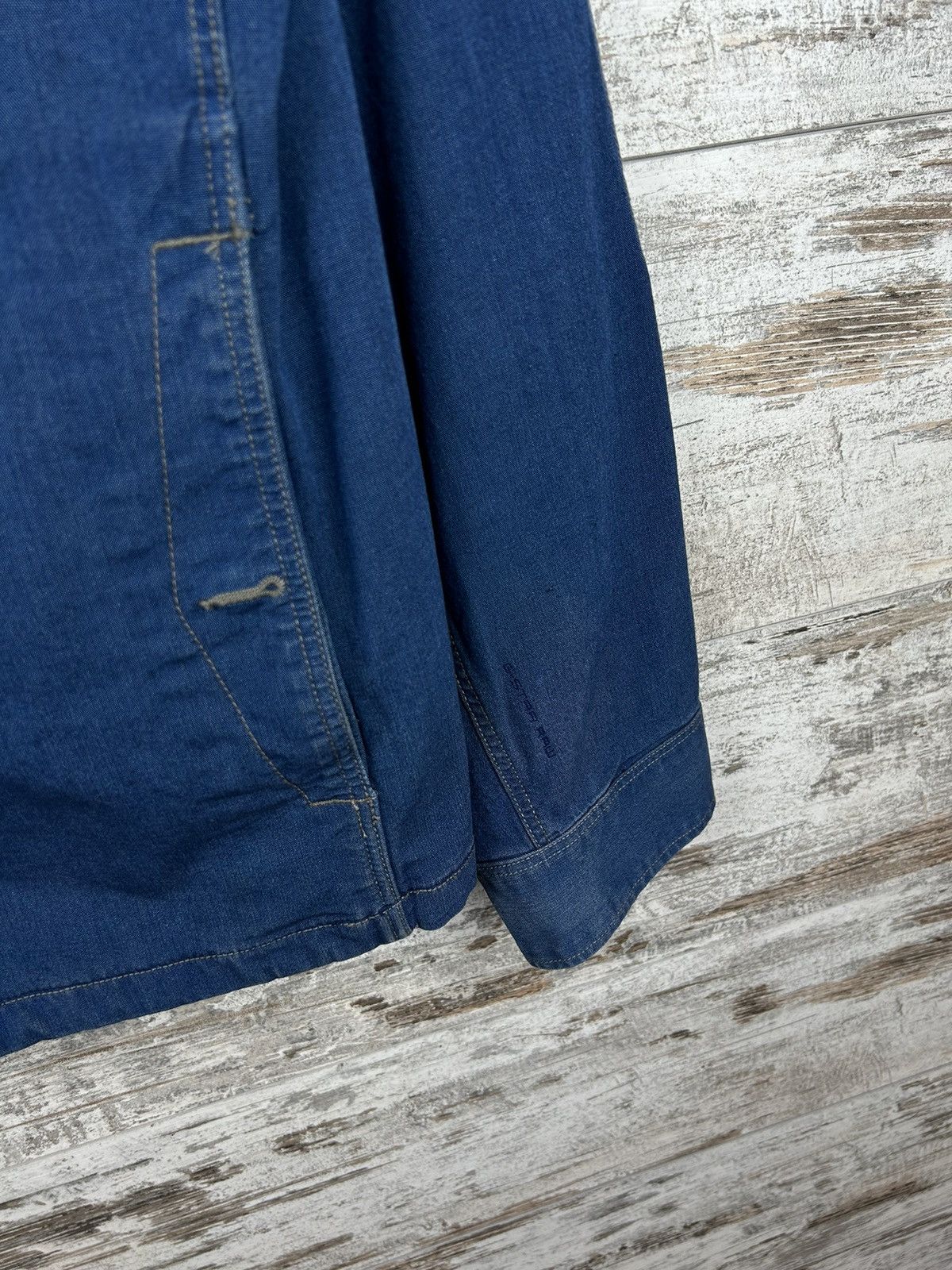 G-Star × Vintage Mens G Star Raw Denim Jacket overshot streetwear y2k Size US L / EU 52-54 / 3 - 3 Thumbnail