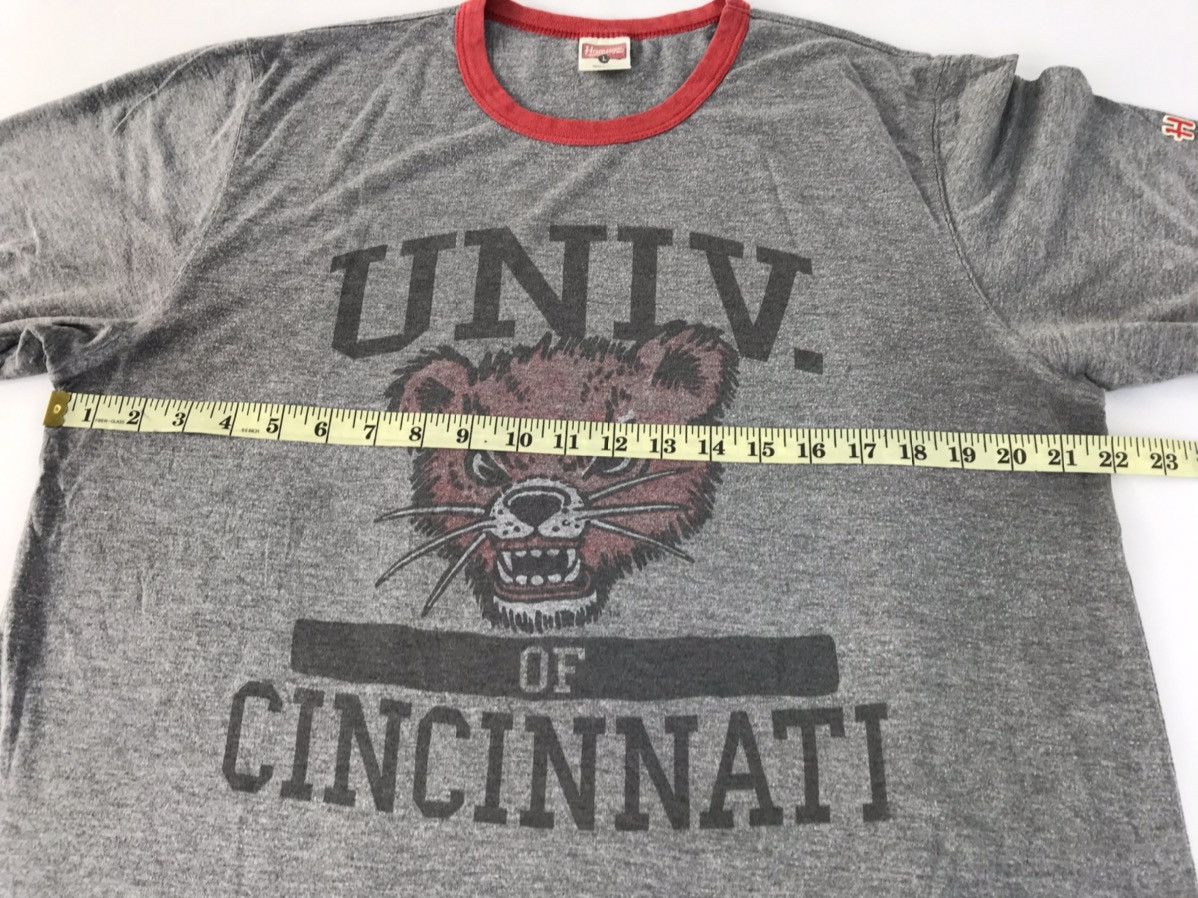 Homage Homage University Of Cincinmati Big Logo Ringer Tee Size US L / EU 52-54 / 3 - 7 Thumbnail