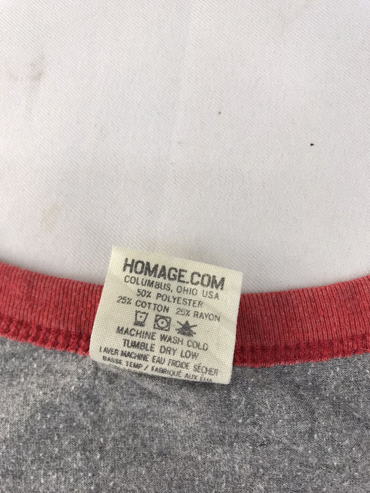 Homage Homage University Of Cincinmati Big Logo Ringer Tee Size US L / EU 52-54 / 3 - 5 Thumbnail