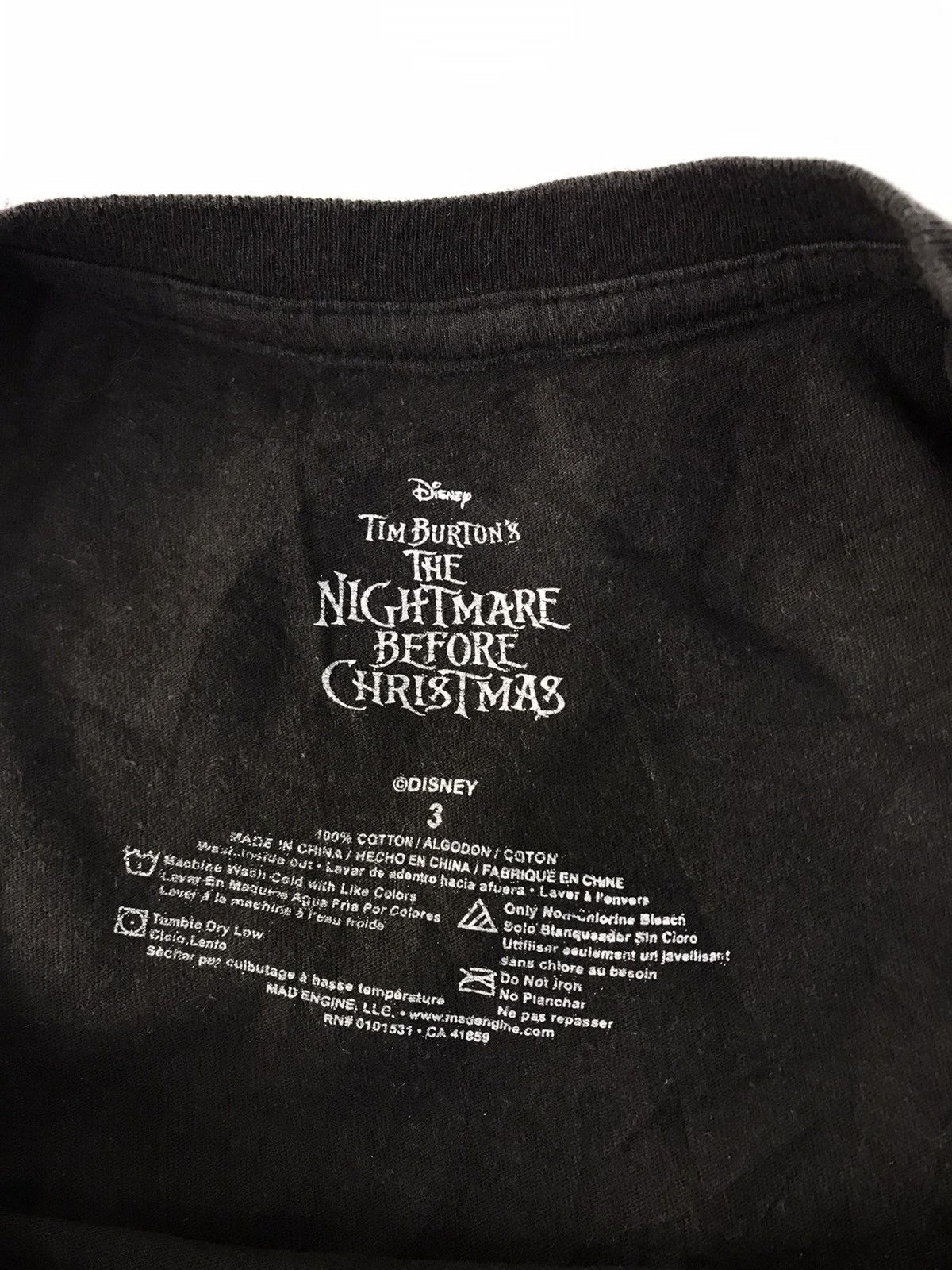 Disney Disney Tim Burton The Nightmare Before Christmas Sally Tee Size US XL / EU 56 / 4 - 5 Thumbnail