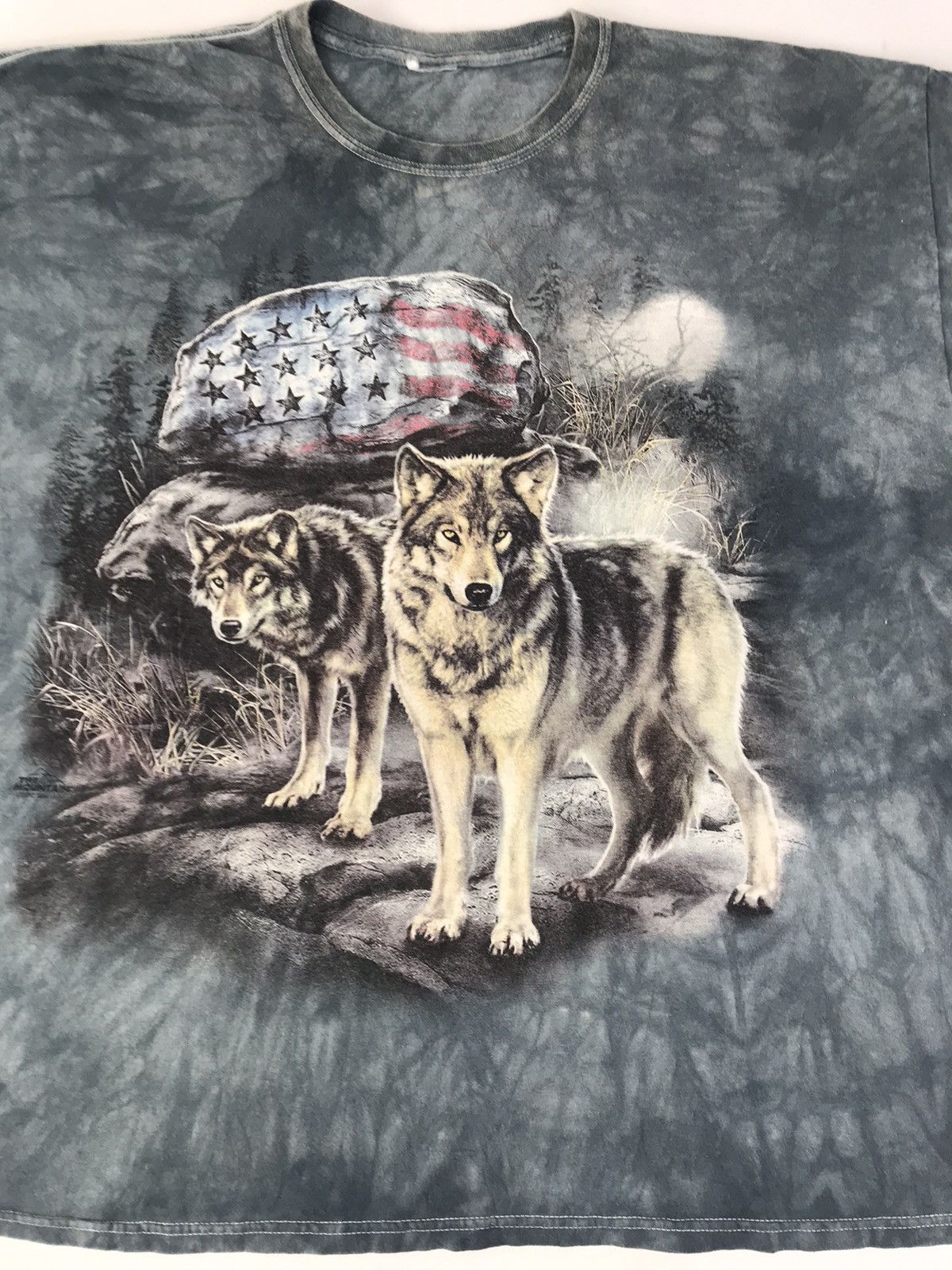 The Mountain The Mountain 2012 Tami Alba Fox American Flag Screen Tie Dye Size US XL / EU 56 / 4 - 3 Thumbnail
