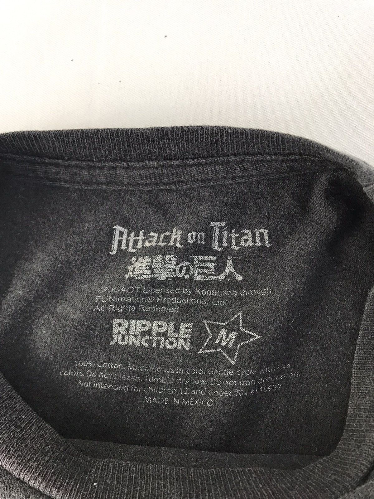 Anime Attack On Titan Kodansha Trough Japanese Anime Manga Tee Size US L / EU 52-54 / 3 - 5 Thumbnail