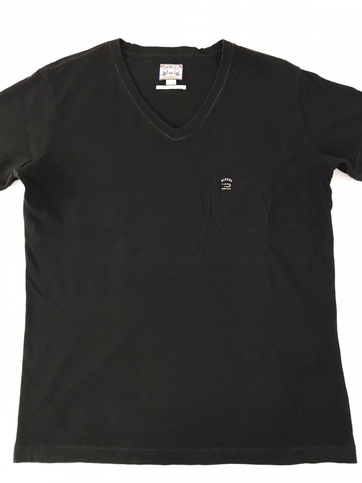 Diesel Diesel Co. V Neck Single Pocket Tee T-shirt Size US M / EU 48-50 / 2 - 2 Thumbnail