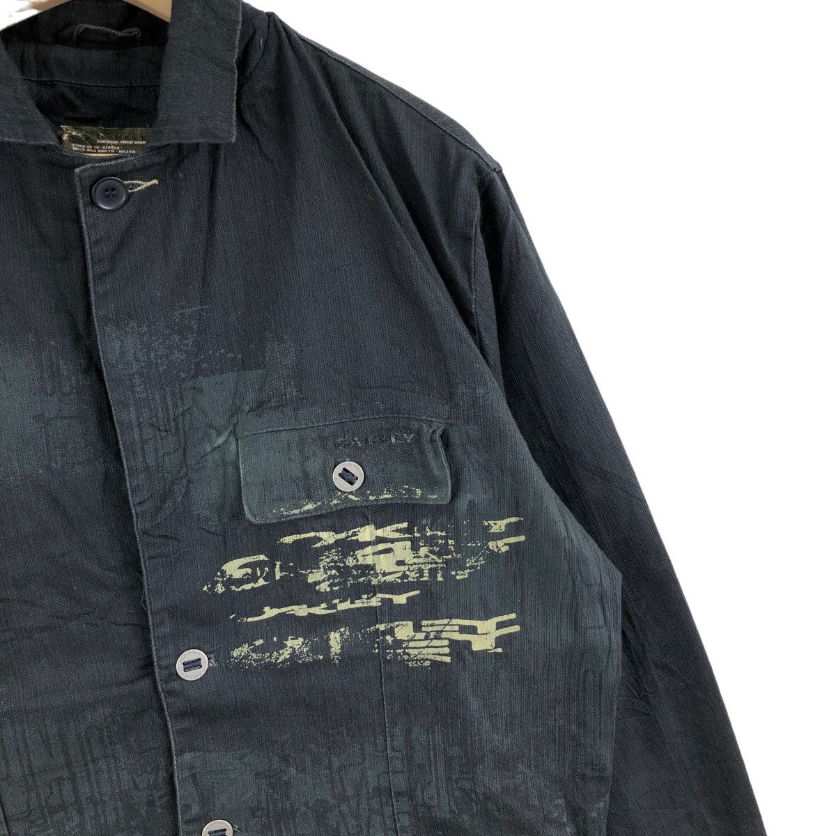 Oakley Vintage OAKLEY Tactical Jacket Fullprint Logo Archival Size US L / EU 52-54 / 3 - 3 Thumbnail