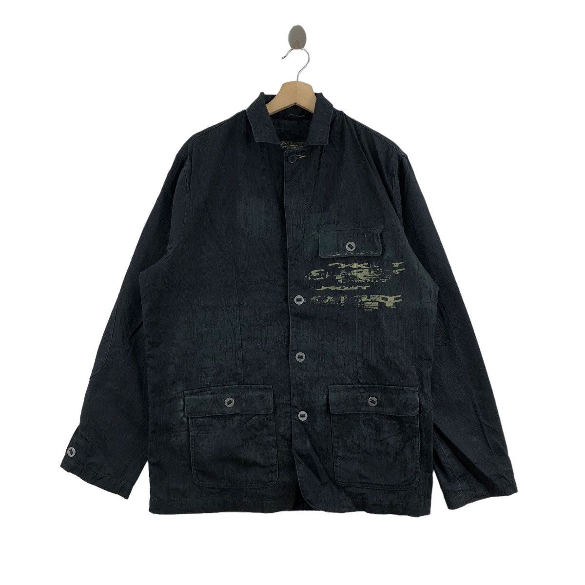 Oakley Vintage OAKLEY Tactical Jacket Fullprint Logo Archival Size US L / EU 52-54 / 3 - 1 Thumbnail