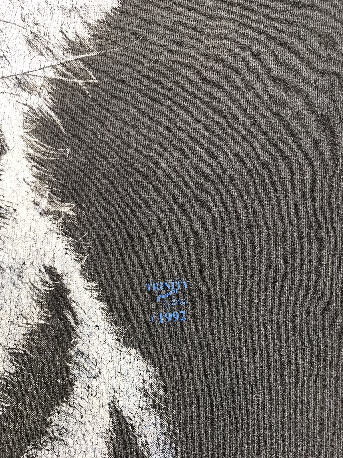 Vintage Trinity Made At The Beach Big Tiger Face Art Tee Size US M / EU 48-50 / 2 - 3 Thumbnail