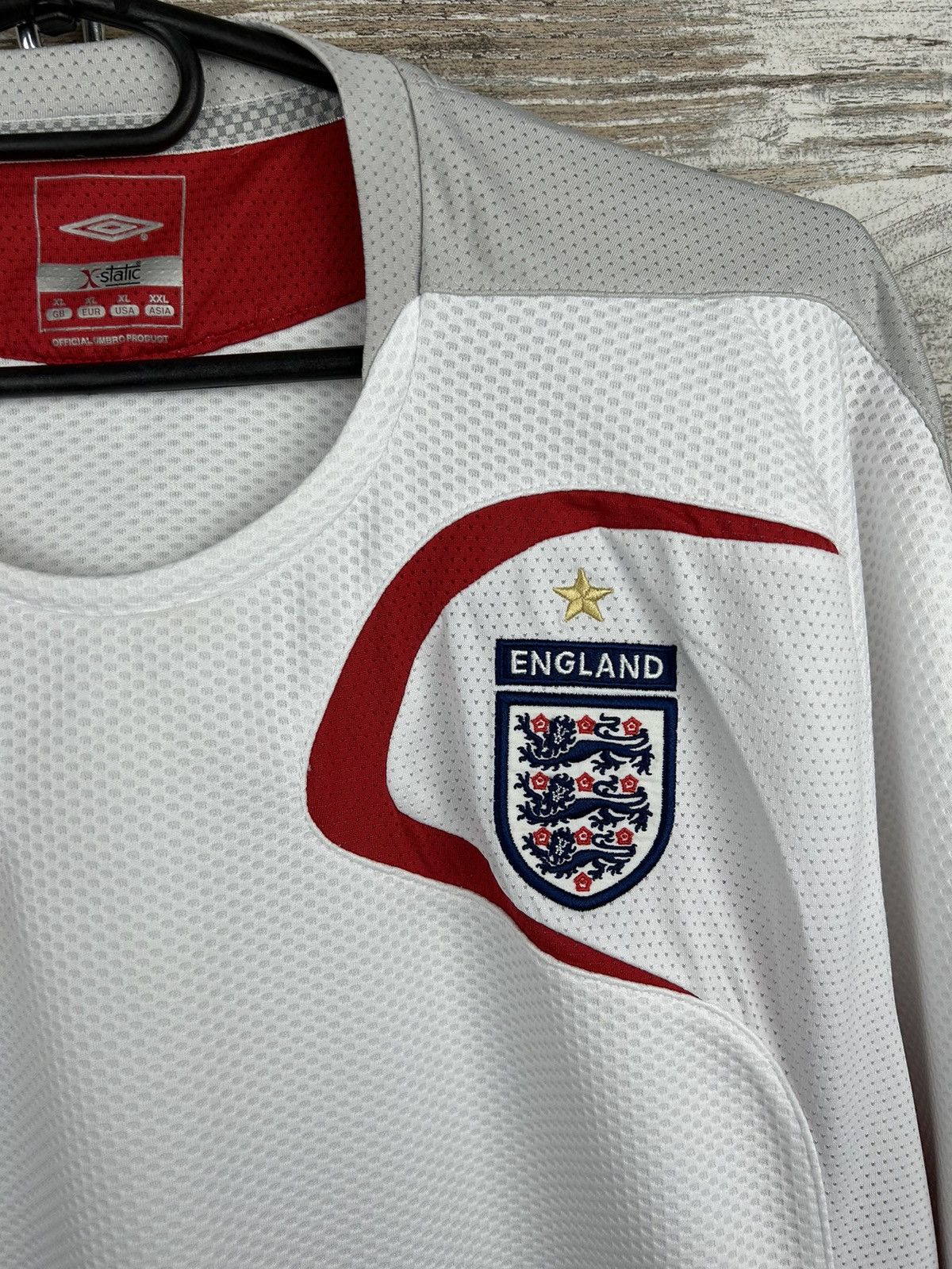 Umbro × Vintage Mens Vintage Umbro England Home National Team T Shirt jersey Size US XL / EU 56 / 4 - 6 Thumbnail