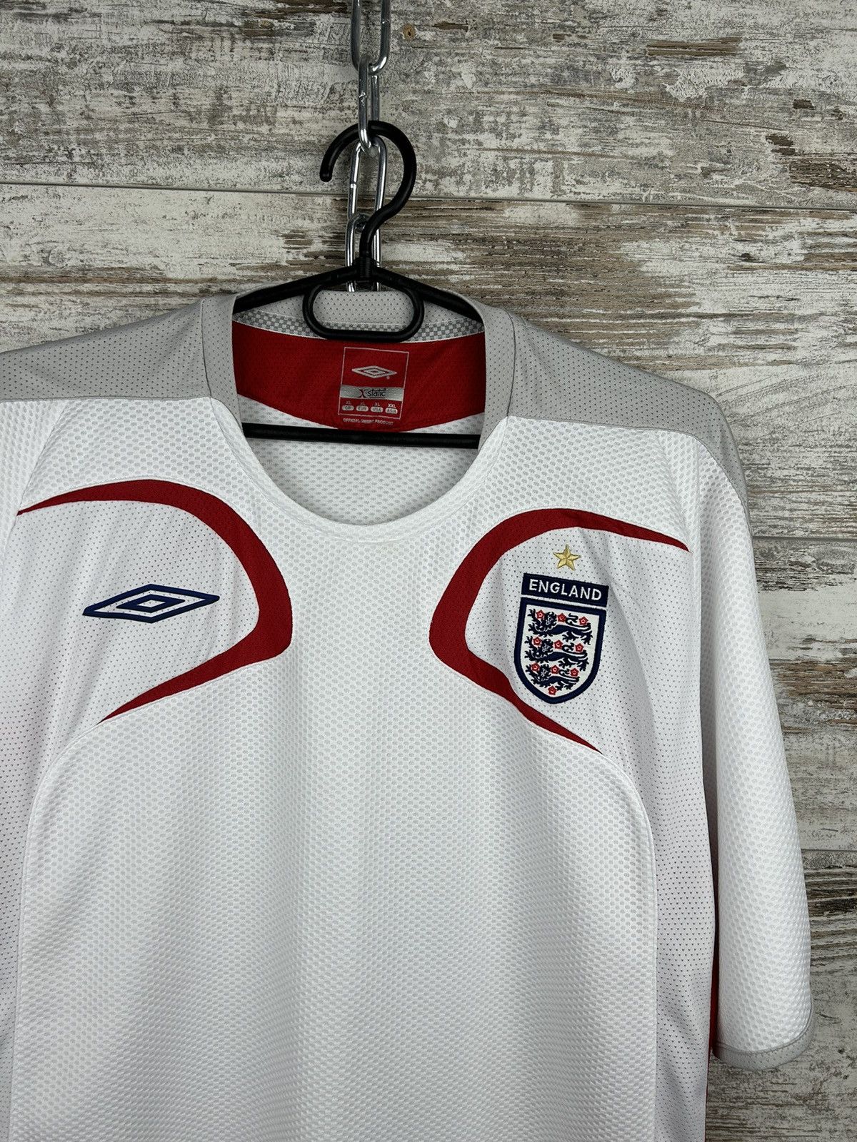 Umbro × Vintage Mens Vintage Umbro England Home National Team T Shirt jersey Size US XL / EU 56 / 4 - 2 Thumbnail