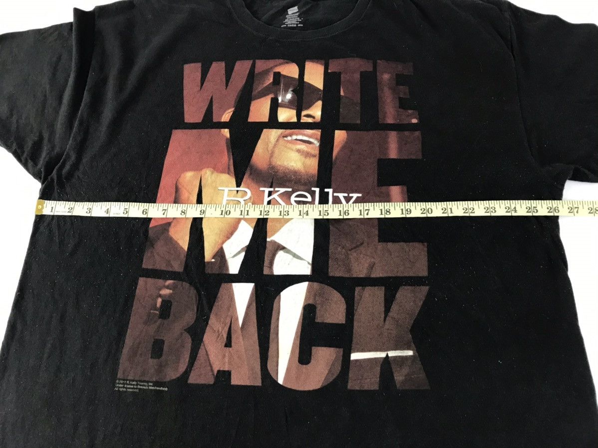 Band Tees Hanes R Kelly American R&B Artist Write Me Back Album Tee Size US XL / EU 56 / 4 - 7 Thumbnail