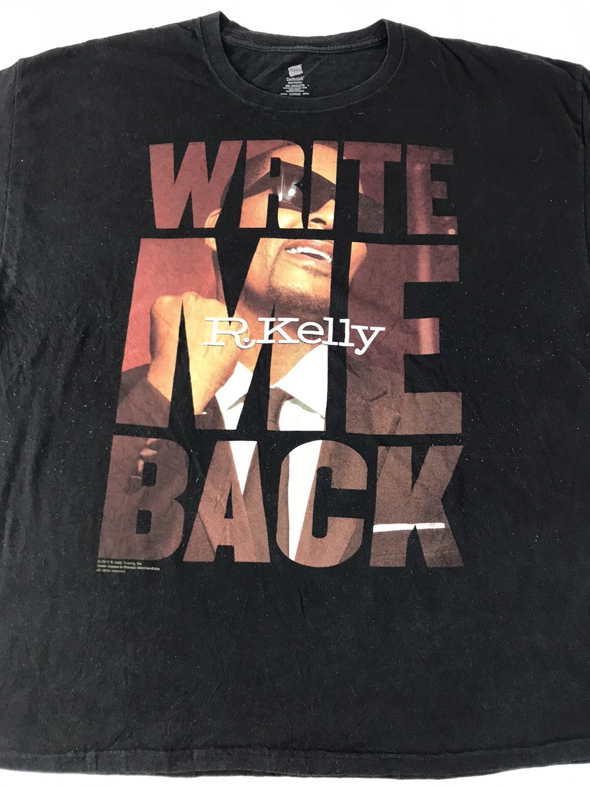 Band Tees Hanes R Kelly American R&B Artist Write Me Back Album Tee Size US XL / EU 56 / 4 - 3 Thumbnail