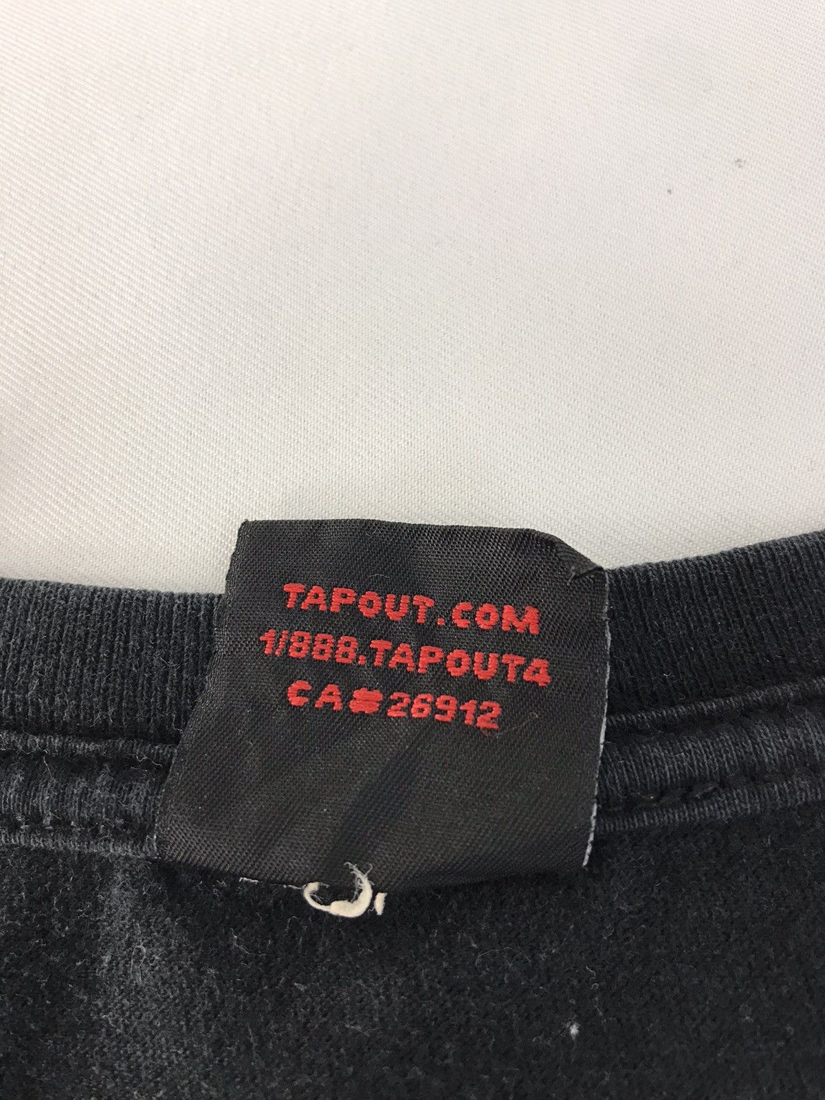 Vintage Tapout Expression Of Combat Rib Bone Gothic Striped Design Size US XL / EU 56 / 4 - 5 Thumbnail