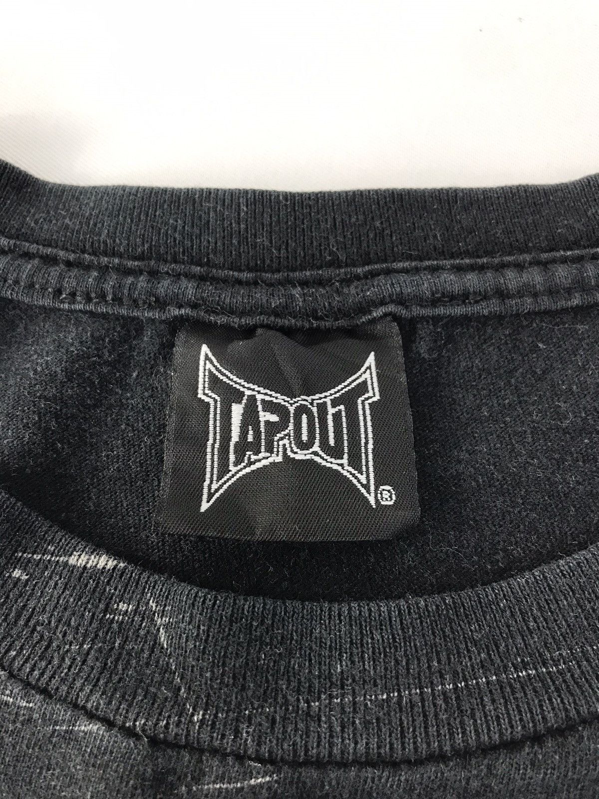Vintage Tapout Expression Of Combat Rib Bone Gothic Striped Design Size US XL / EU 56 / 4 - 4 Thumbnail