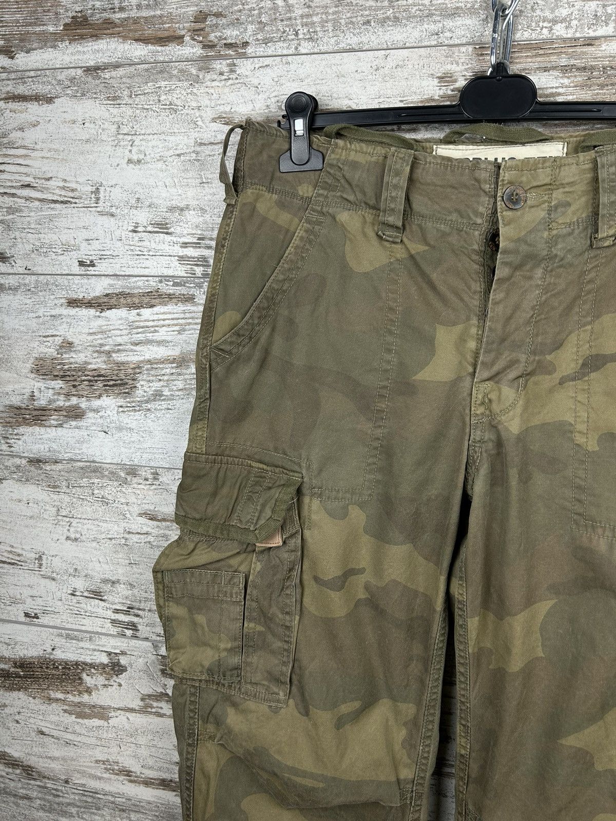 Japanese Brand × Vintage Mens Vintage Surplus Cargo Pants Japanese y2k streetwear Size US 32 / EU 48 - 4 Thumbnail