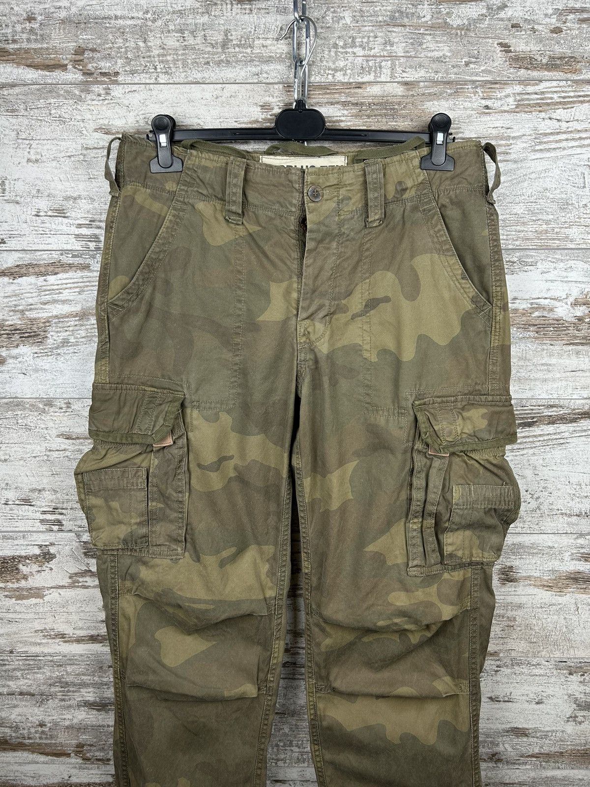 Japanese Brand × Vintage Mens Vintage Surplus Cargo Pants Japanese y2k streetwear Size US 32 / EU 48 - 2 Thumbnail