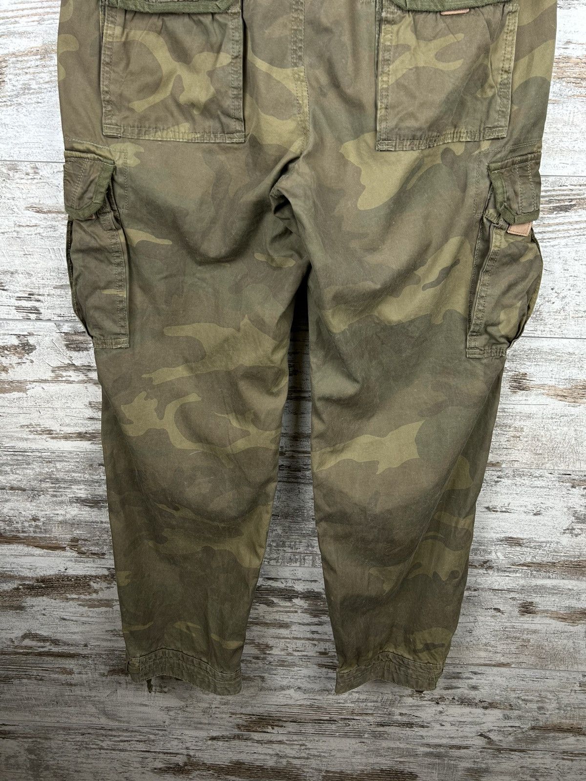 Japanese Brand × Vintage Mens Vintage Surplus Cargo Pants Japanese y2k streetwear Size US 32 / EU 48 - 12 Thumbnail
