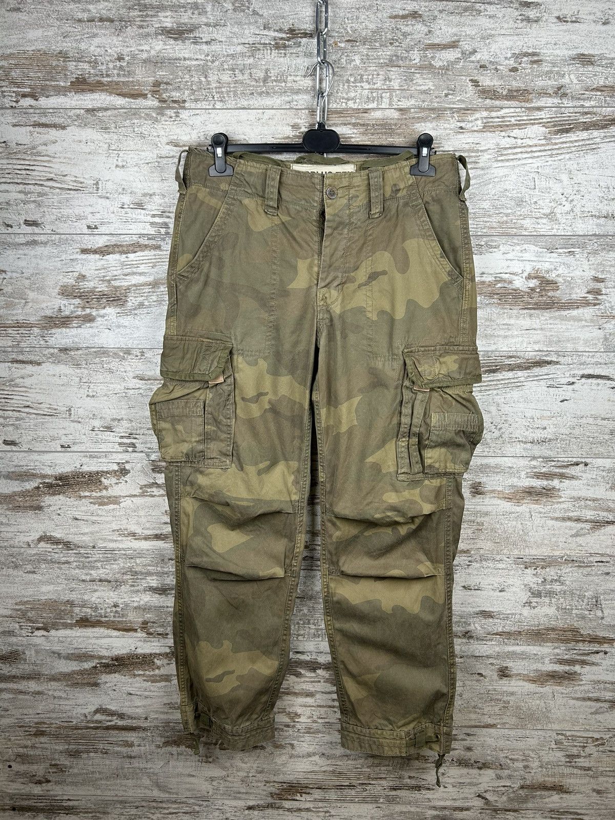 Japanese Brand × Vintage Mens Vintage Surplus Cargo Pants Japanese y2k streetwear Size US 32 / EU 48 - 1 Thumbnail