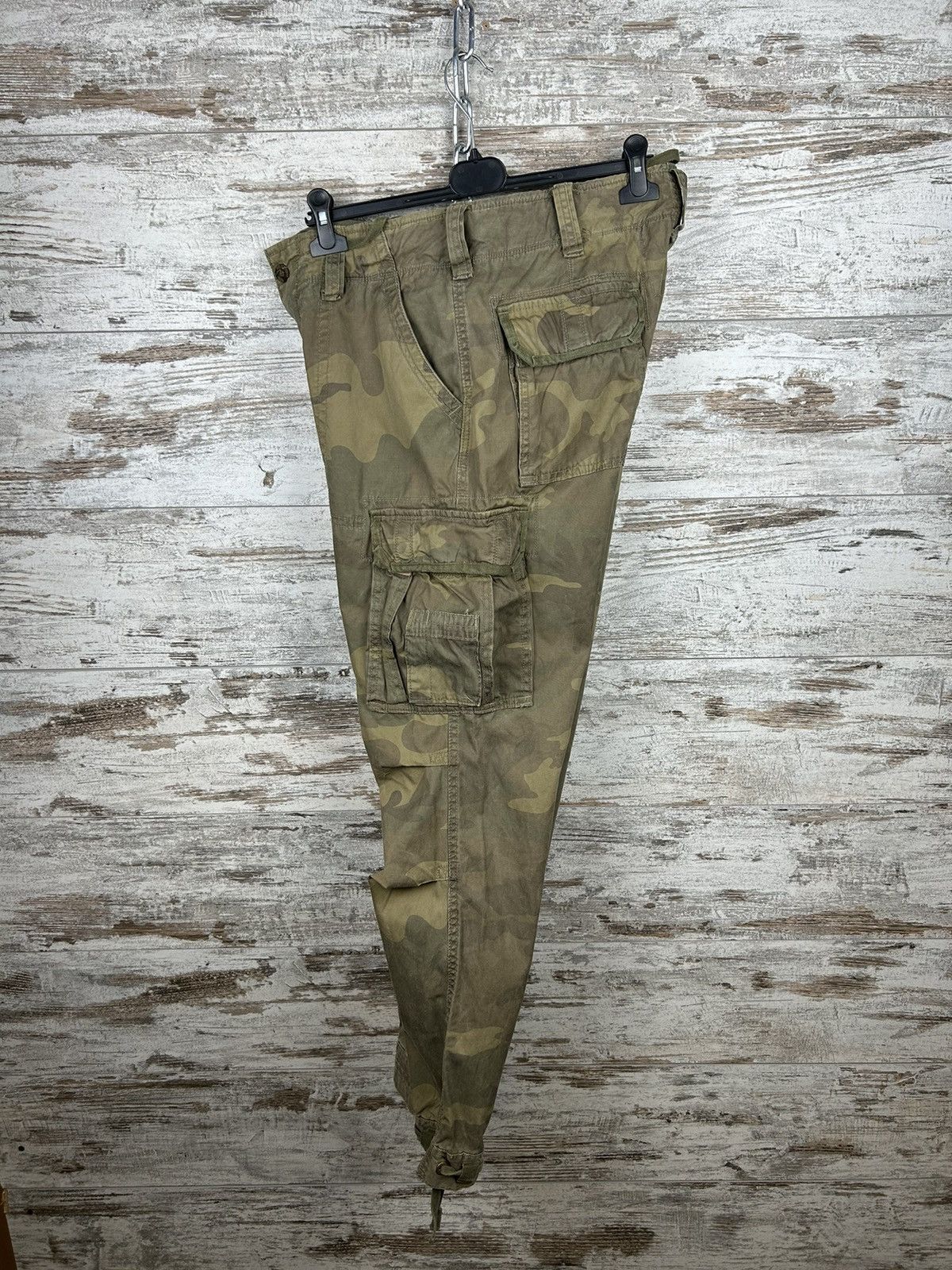 Japanese Brand × Vintage Mens Vintage Surplus Cargo Pants Japanese y2k streetwear Size US 32 / EU 48 - 17 Thumbnail