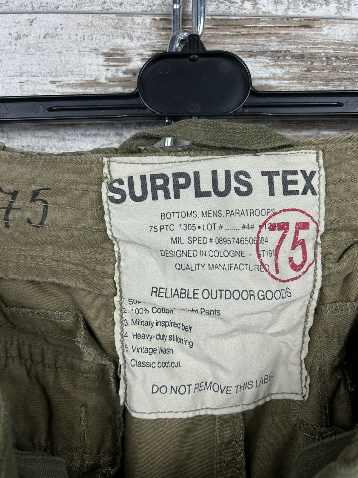 Japanese Brand × Vintage Mens Vintage Surplus Cargo Pants Japanese y2k streetwear Size US 32 / EU 48 - 13 Thumbnail