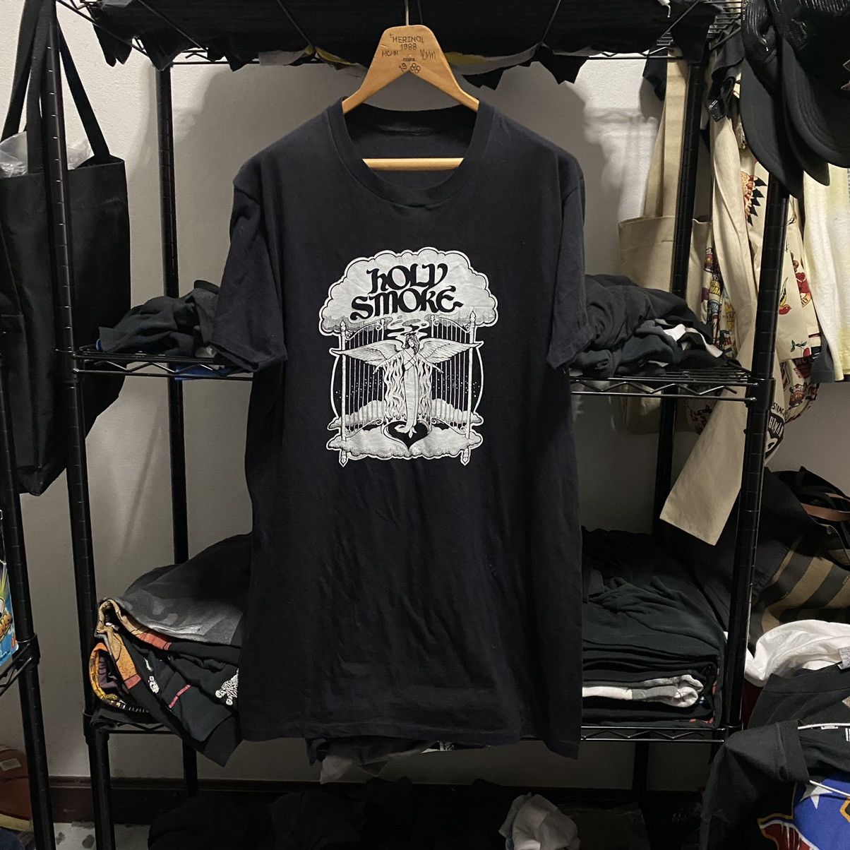 Band Tees VINTAGE 70S HOLY SMOKE BAND TEE Size US M / EU 48-50 / 2 - 1 Thumbnail