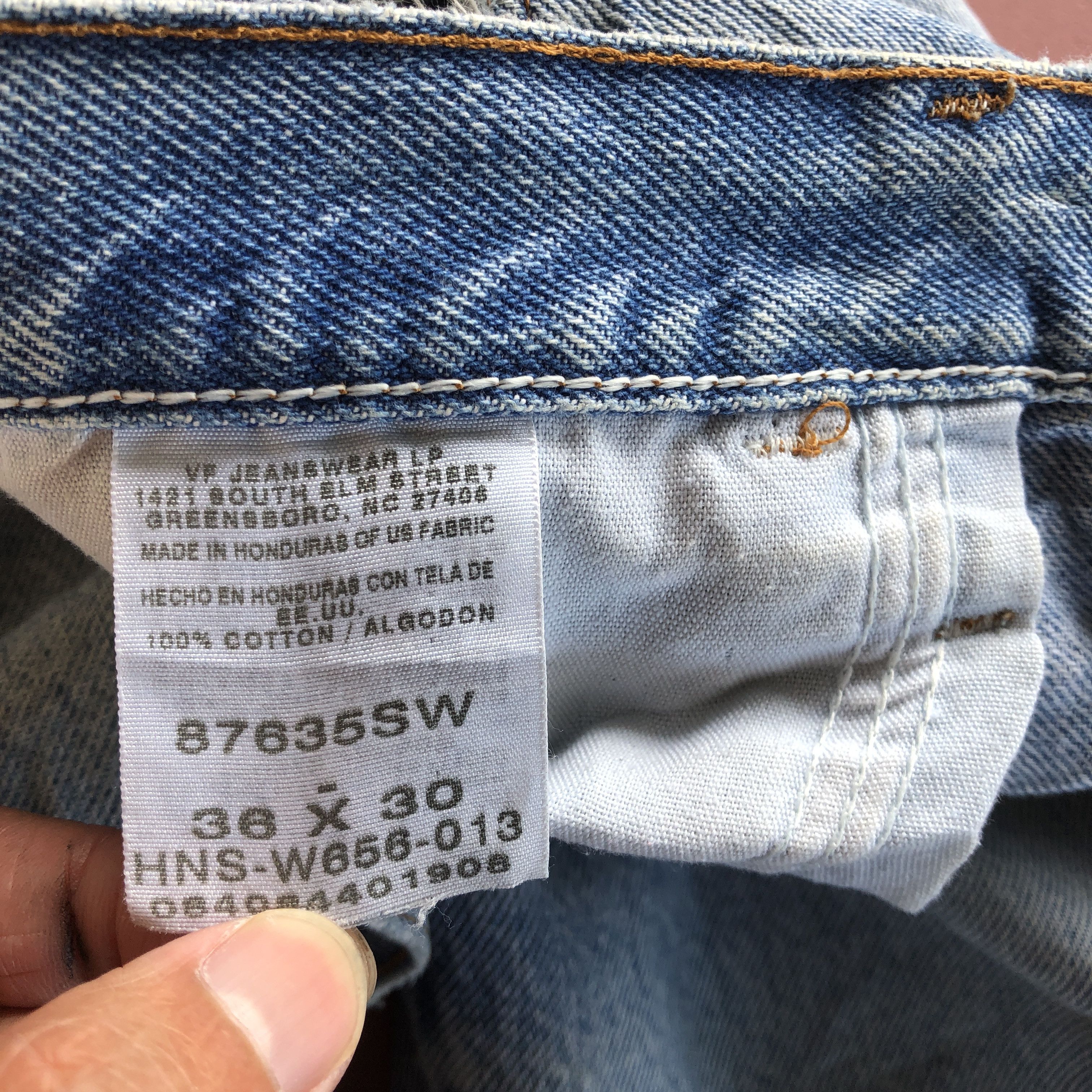Japanese Brand Vintage Gold Legendary Sun Faded Jeans Light Wash Denim Size US 34 / EU 50 - 12 Thumbnail