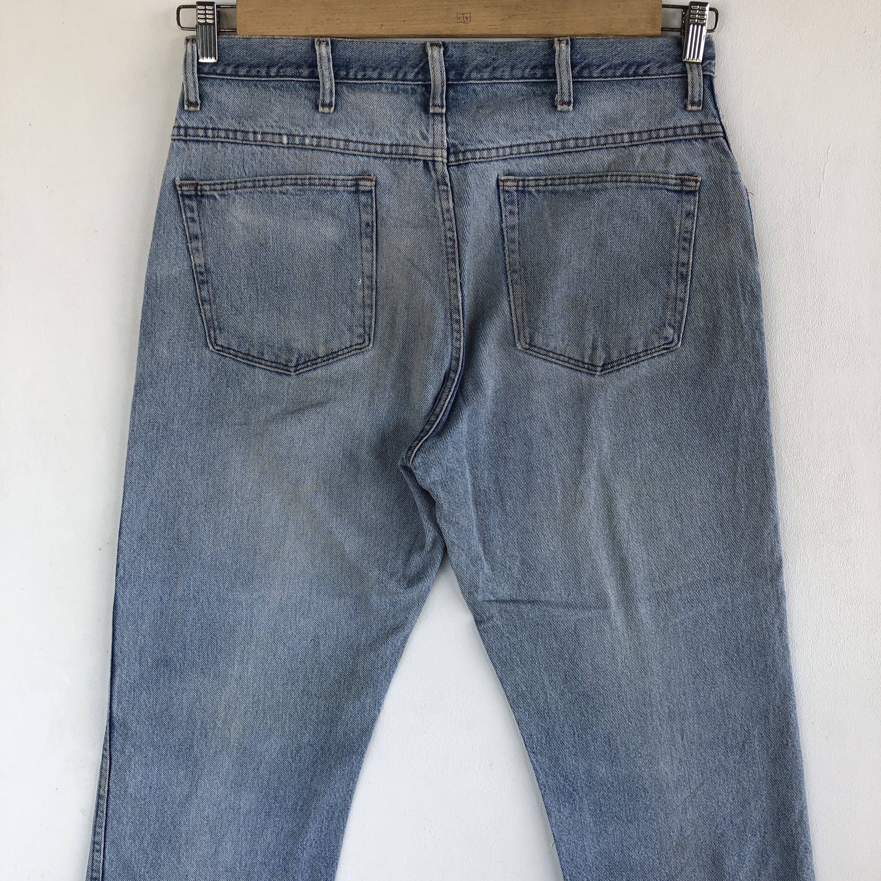 Japanese Brand Vintage Gold Legendary Sun Faded Jeans Light Wash Denim Size US 34 / EU 50 - 6 Thumbnail