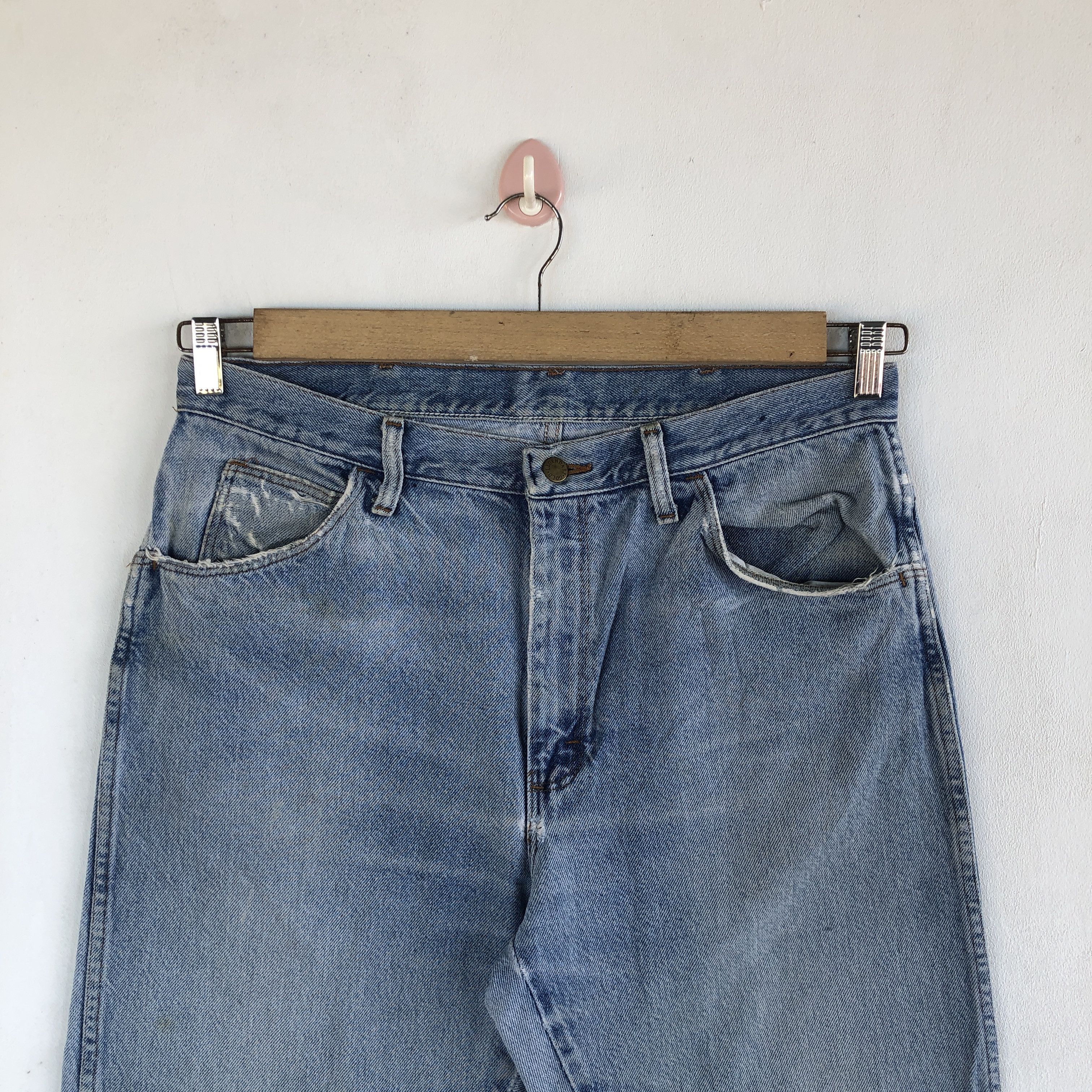 Japanese Brand Vintage Gold Legendary Sun Faded Jeans Light Wash Denim Size US 34 / EU 50 - 3 Thumbnail