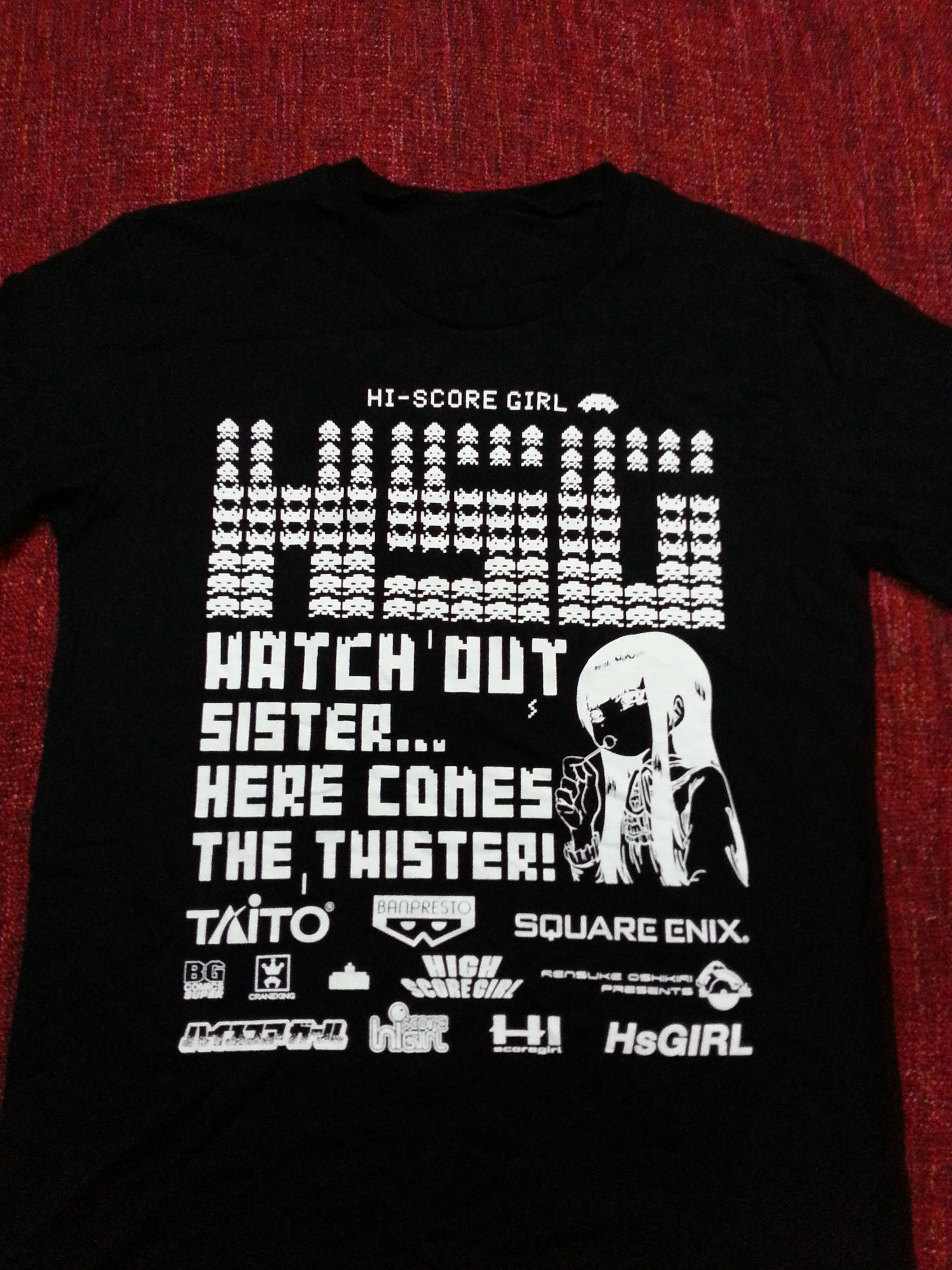 Anime × Cartoon Network × Japanese Brand Rare Anime Hi-Score Girl x Space Invader T-shirt Banpresto Size US M / EU 48-50 / 2 - 2 Thumbnail