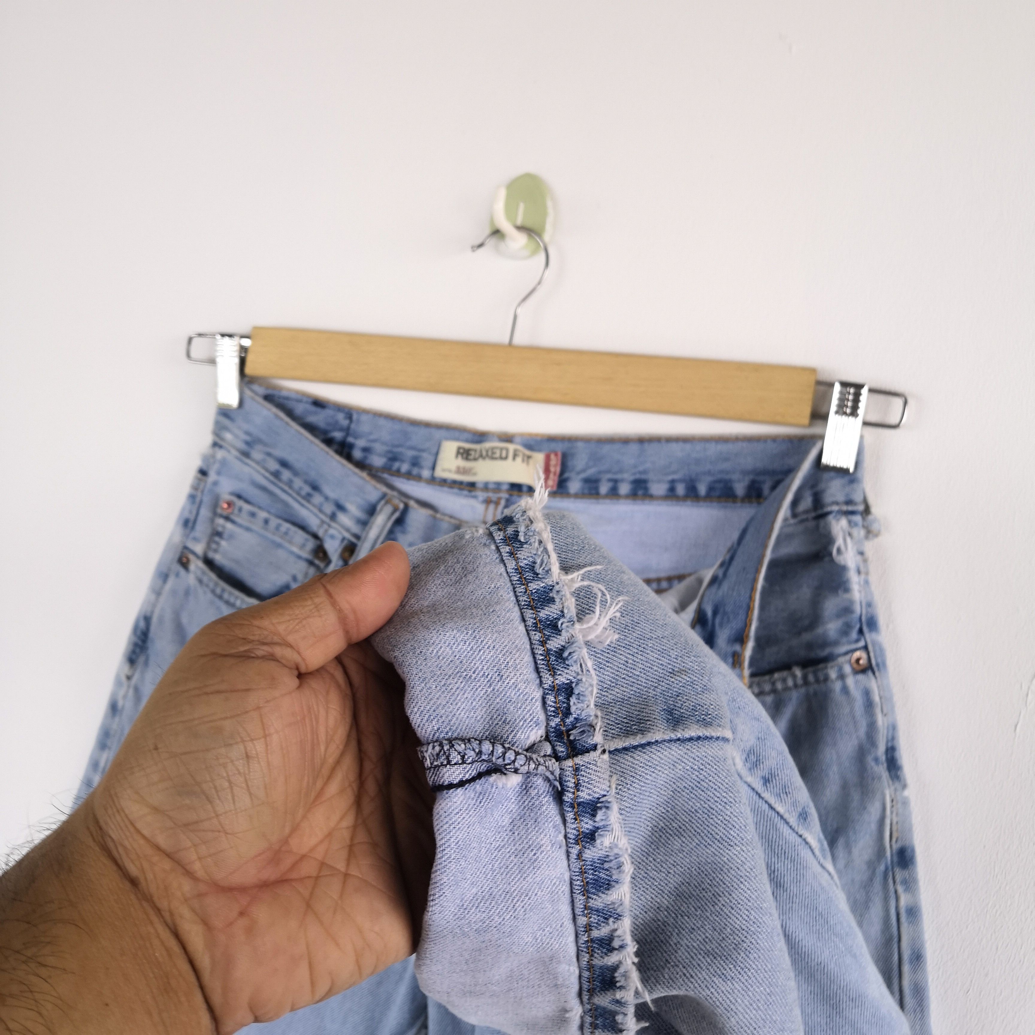 Levi's Vintage Levi's Distressed Jeans Levis 550 Light Wash Denim Size US 30 / EU 46 - 11 Thumbnail