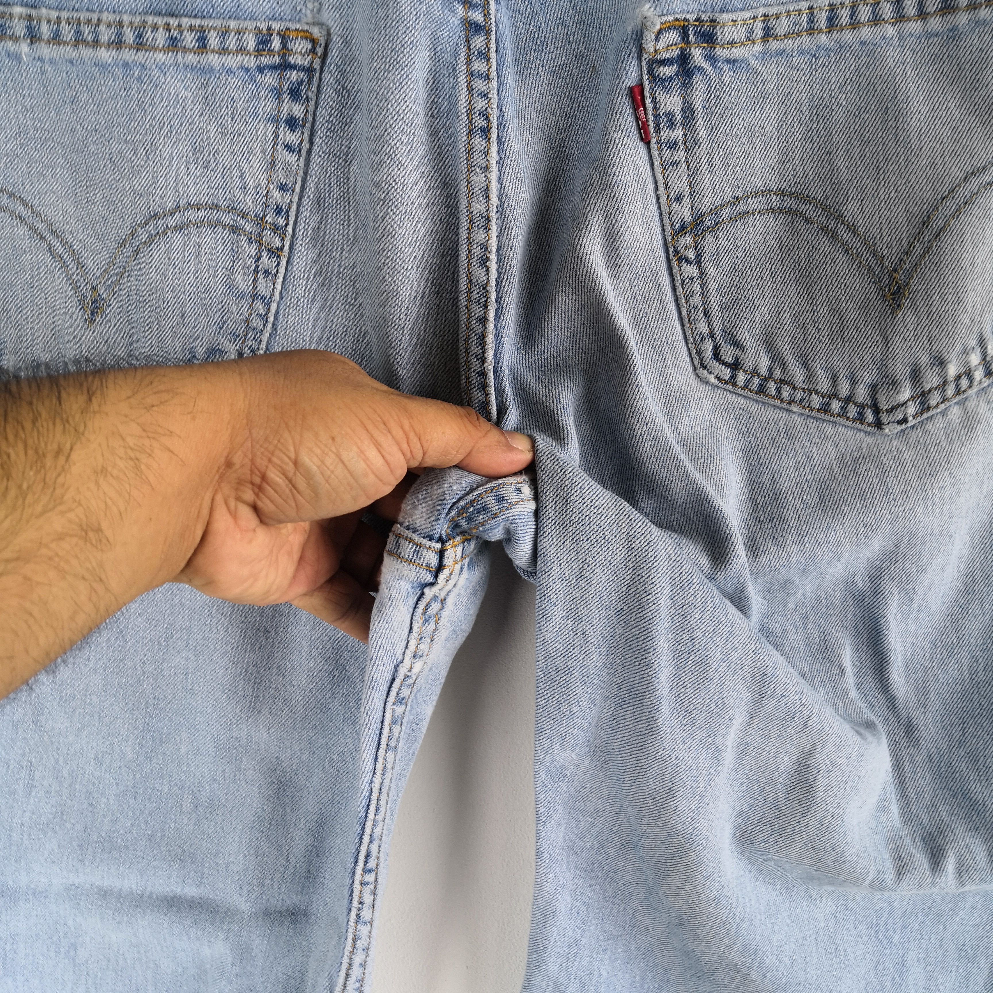 Levi's Vintage Levi's Distressed Jeans Levis 550 Light Wash Denim Size US 30 / EU 46 - 8 Thumbnail