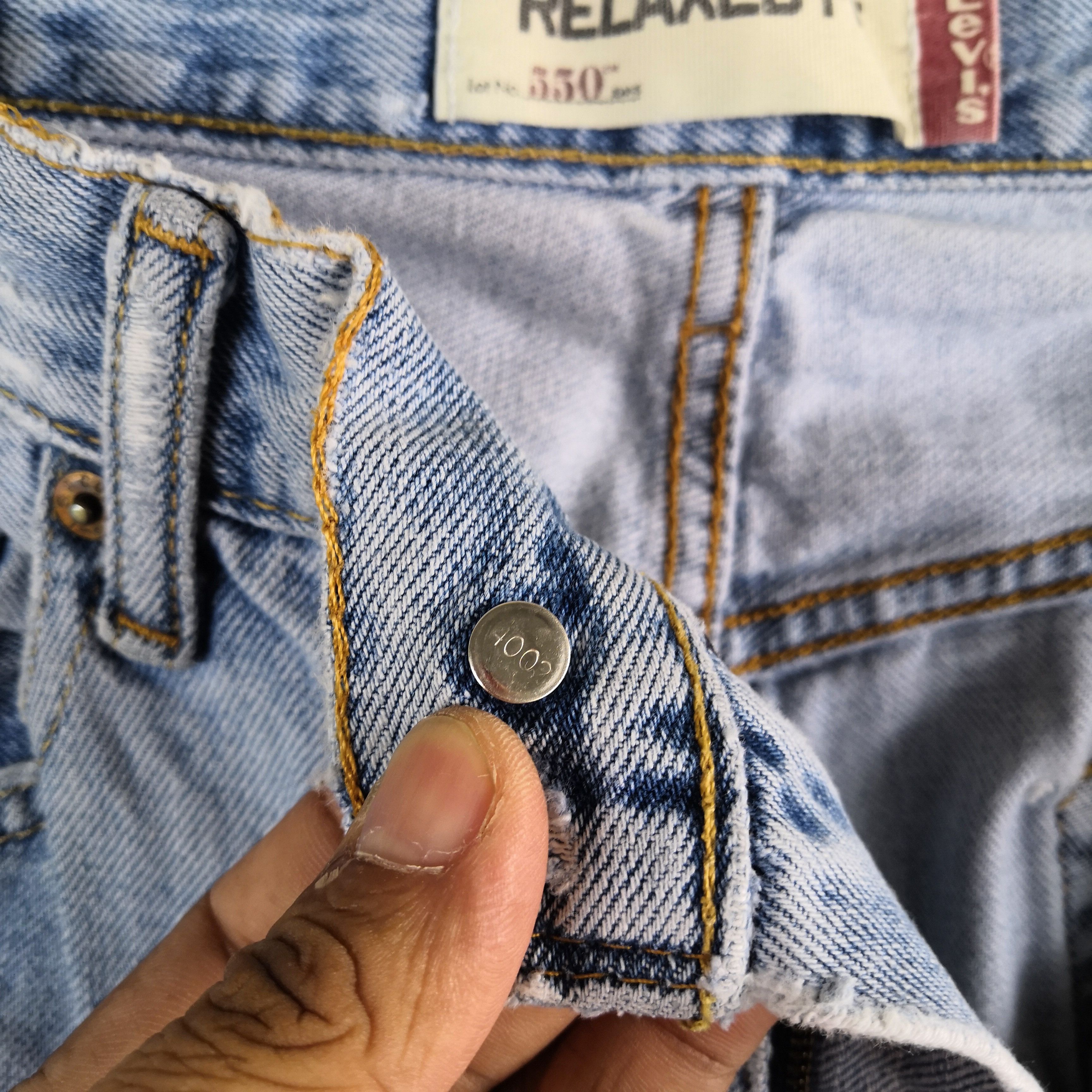 Levi's Vintage Levi's Distressed Jeans Levis 550 Light Wash Denim Size US 30 / EU 46 - 10 Thumbnail